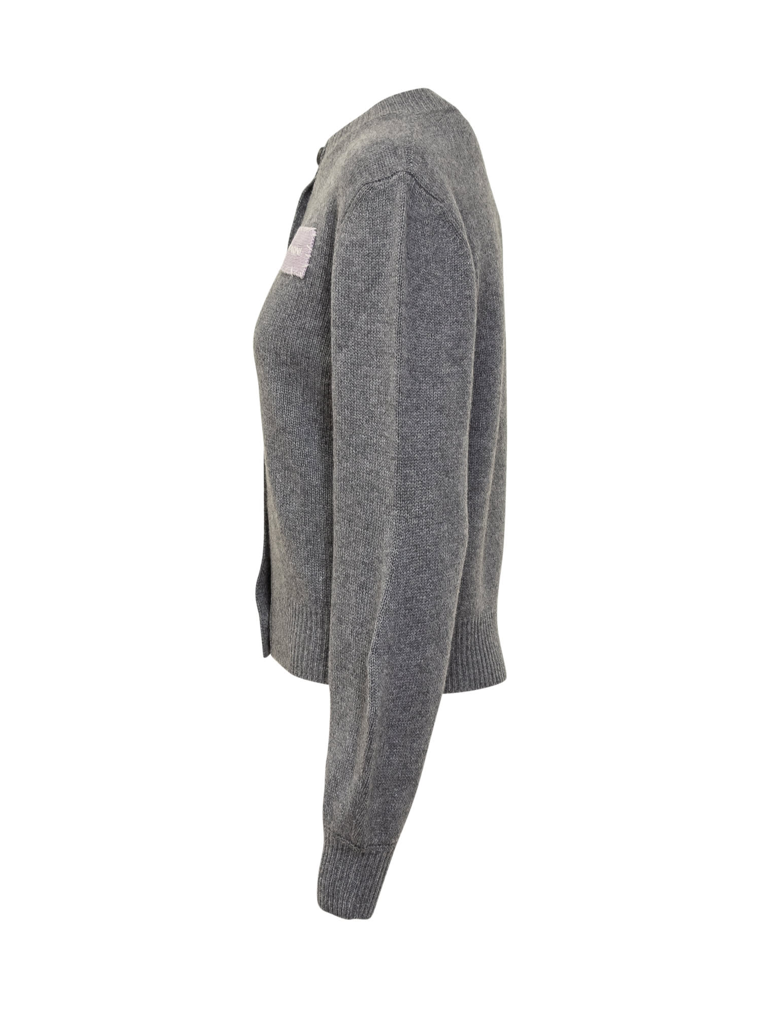 Shop Marni Cardigan In Graphite