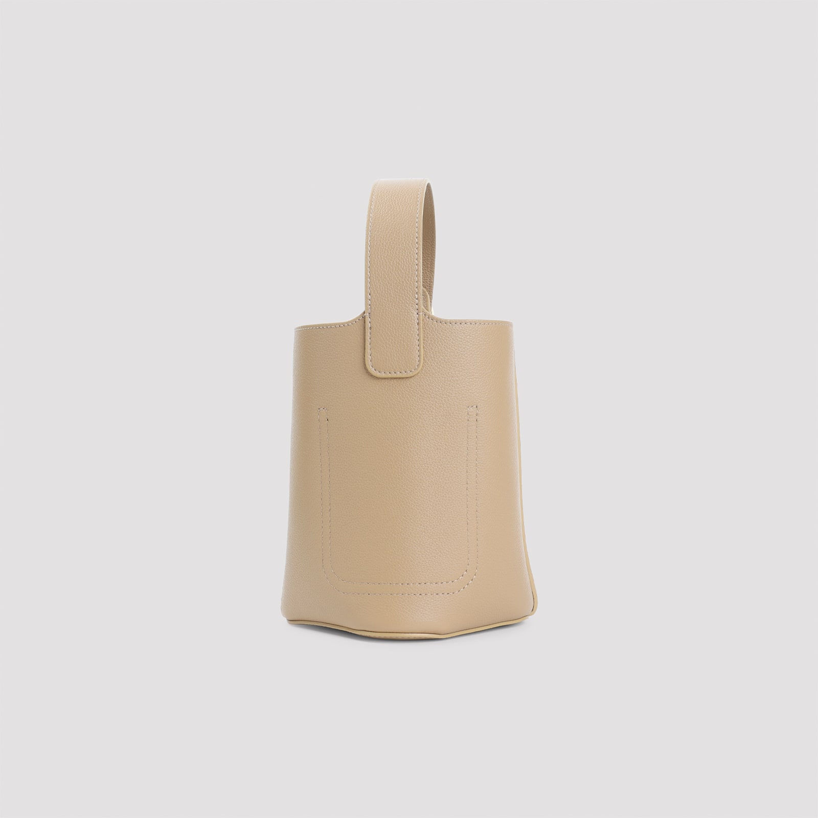 Loewe Pebble Bucket Mini In Brown