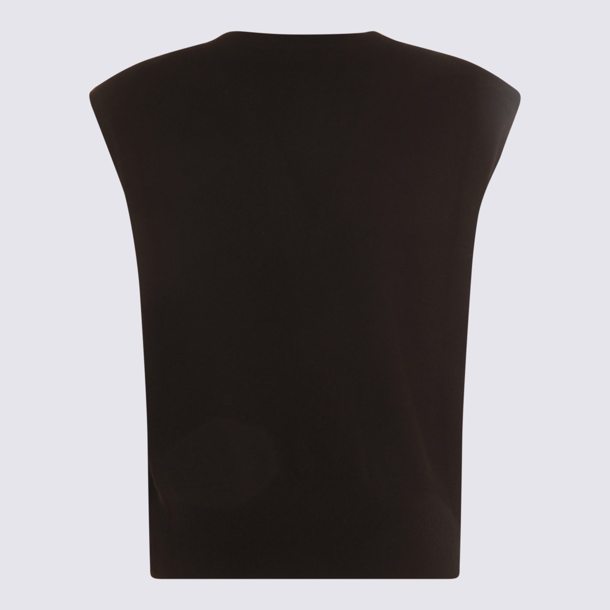 The Row Black Cashmere Knitwear In Brown