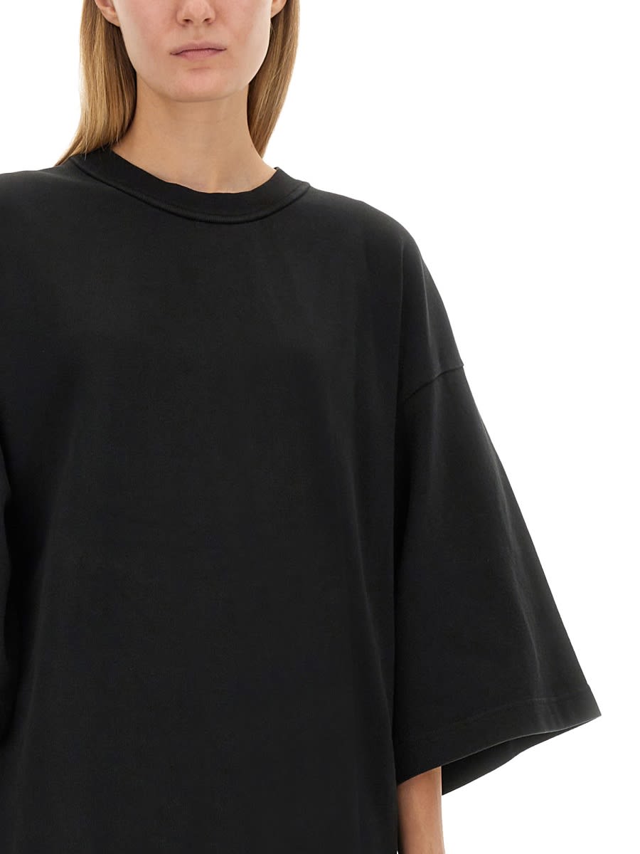 Shop Alexander Wang T Oversize Fit T-shirt In Black