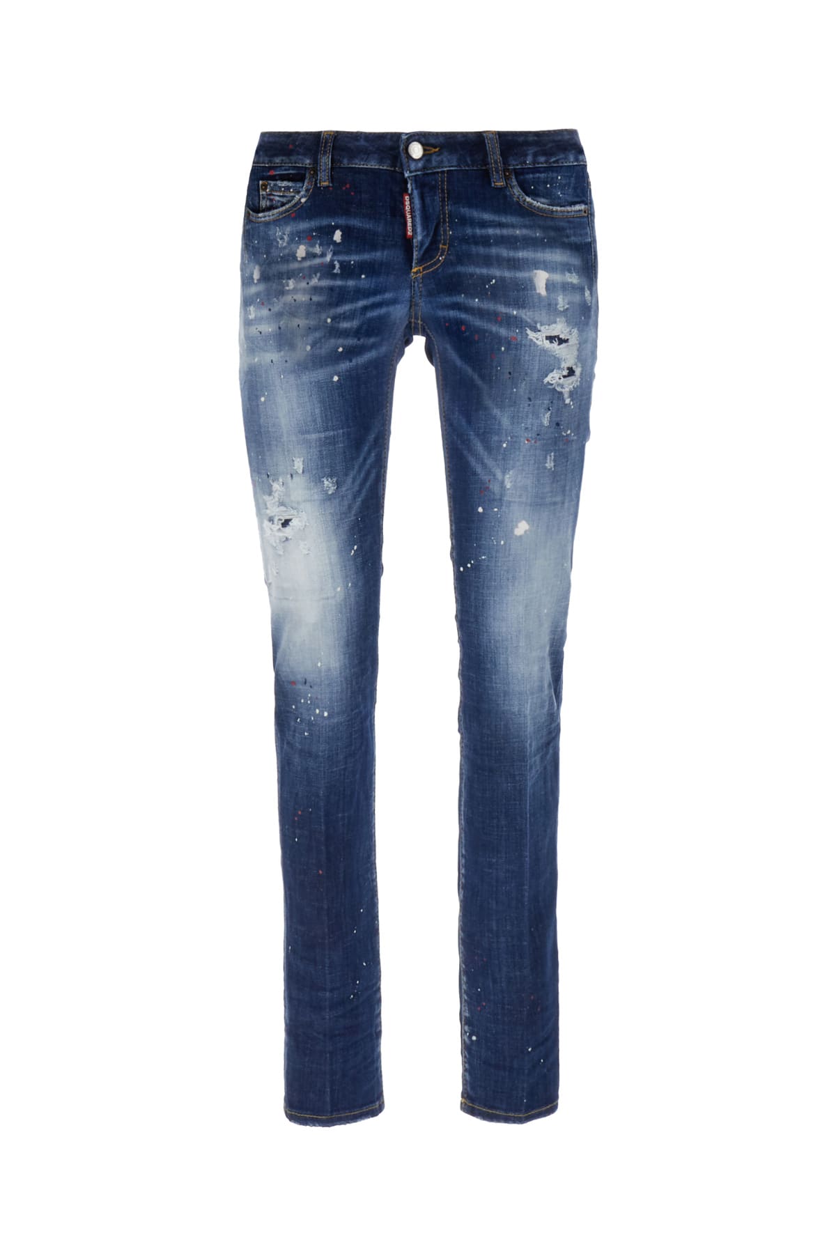 Shop Dsquared2 Stretch Denim Jennifer Jeans In 470