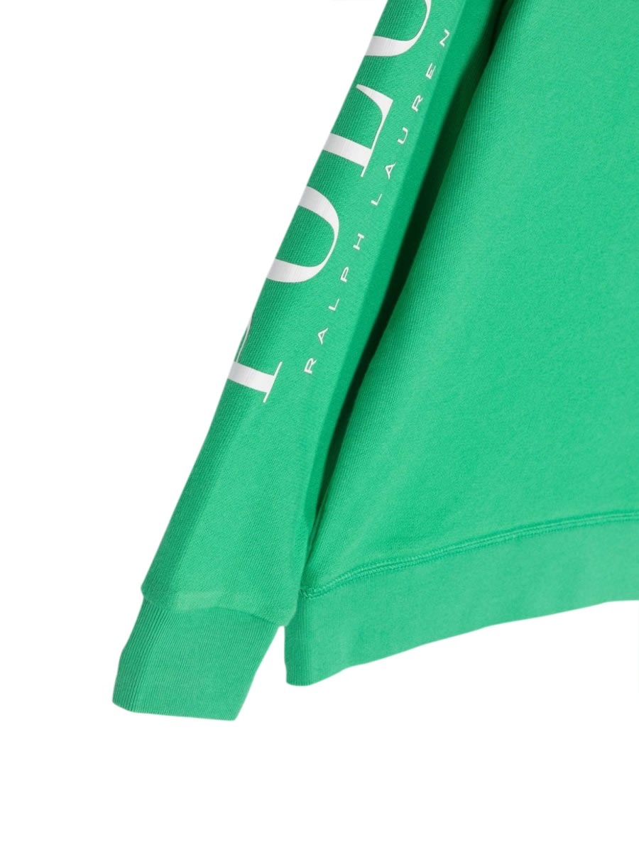 Shop Ralph Lauren Ls Cn-knitshirts-sweatshirts In Green