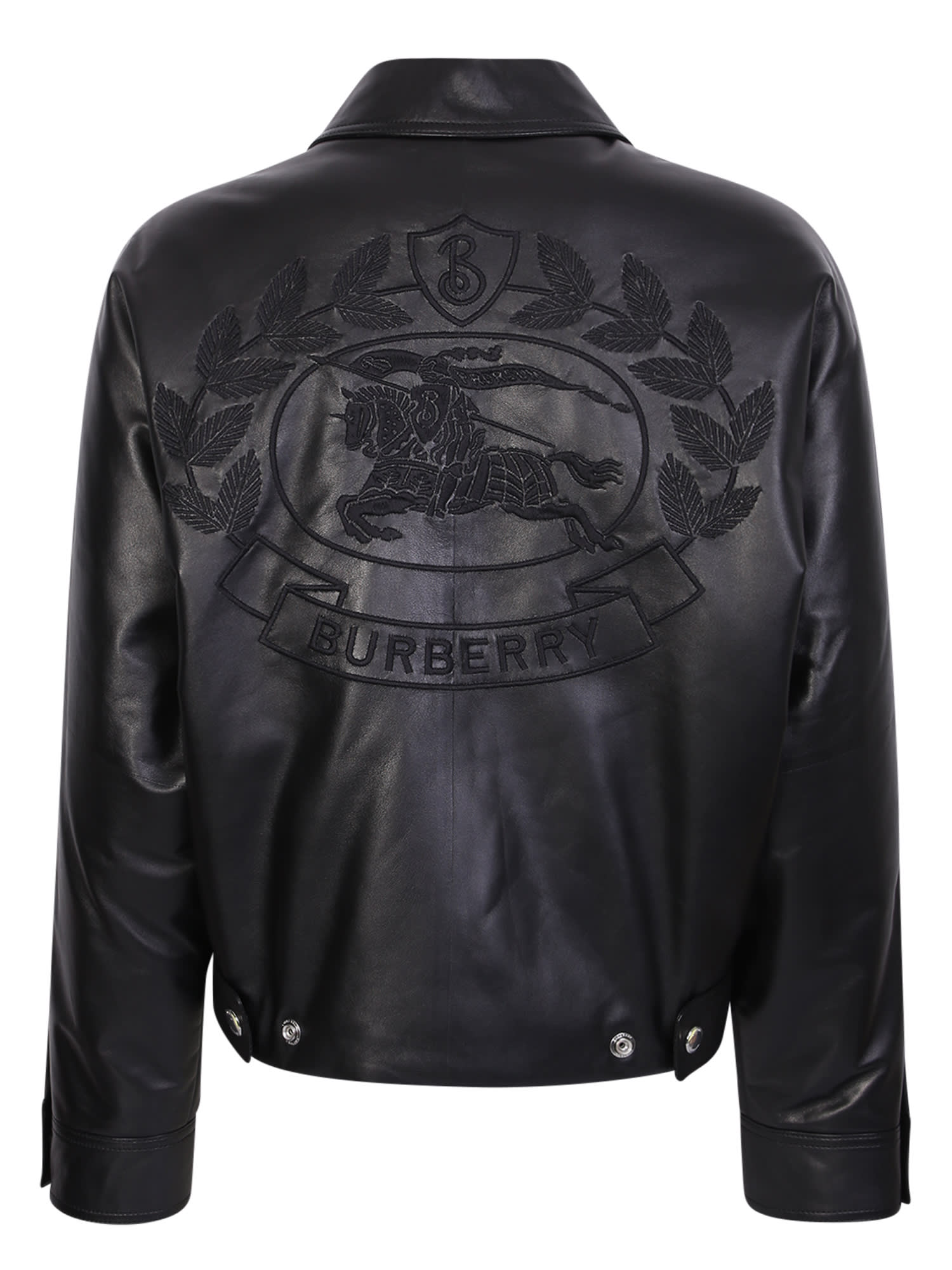 Shop Burberry Ayton Cut Jacket In Black