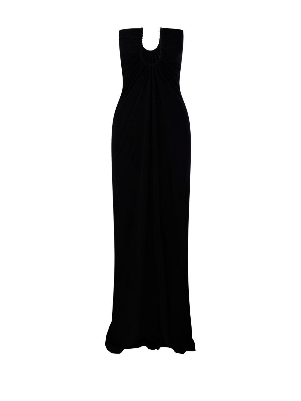 Christopher Esber Arced Palm Strapless Dress