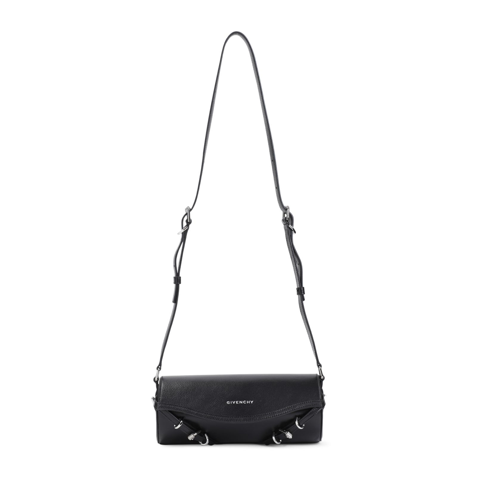 Shop Givenchy Voyou Medium Bag In Black