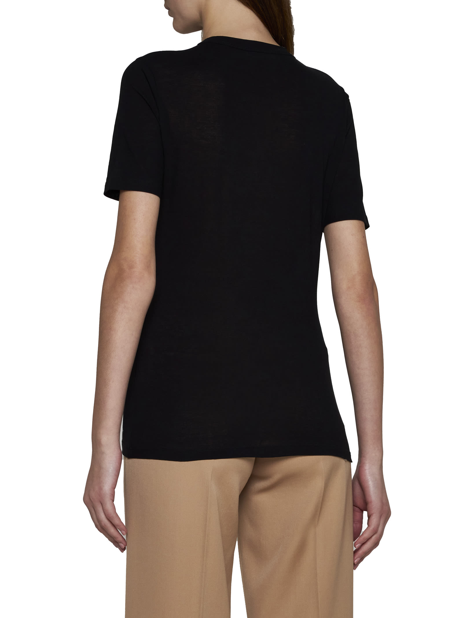 Shop Jil Sander T-shirt In Black