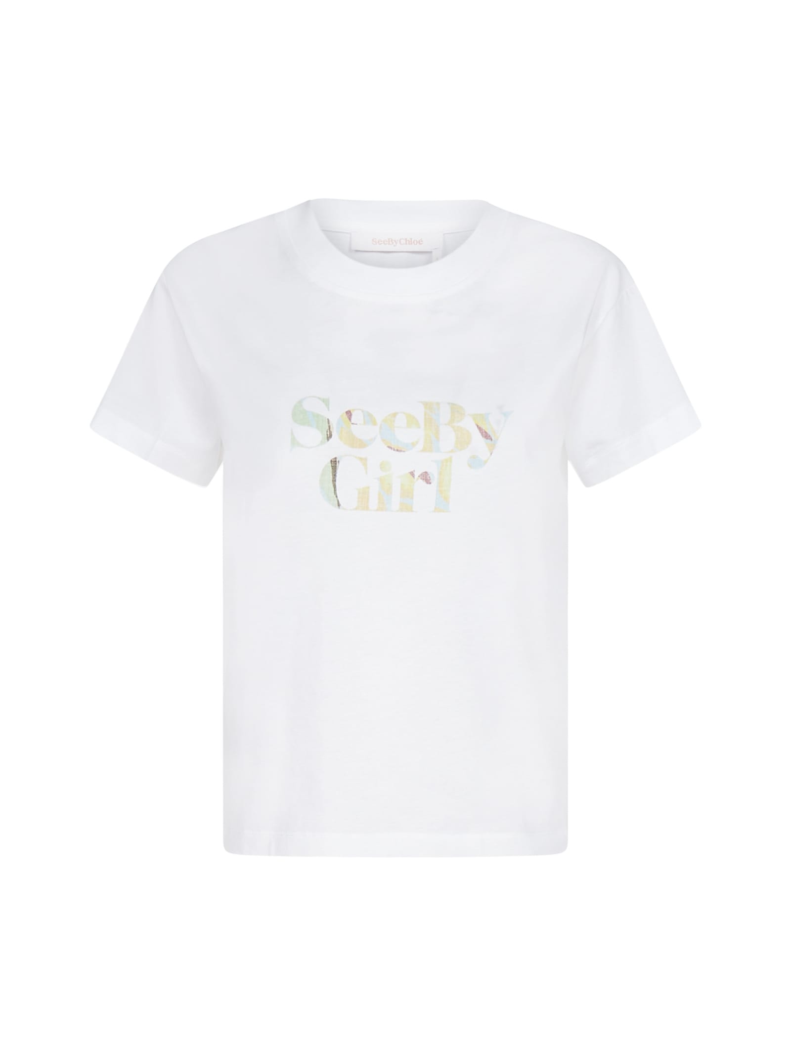 See by Chloé Logo Cotton T-shirt