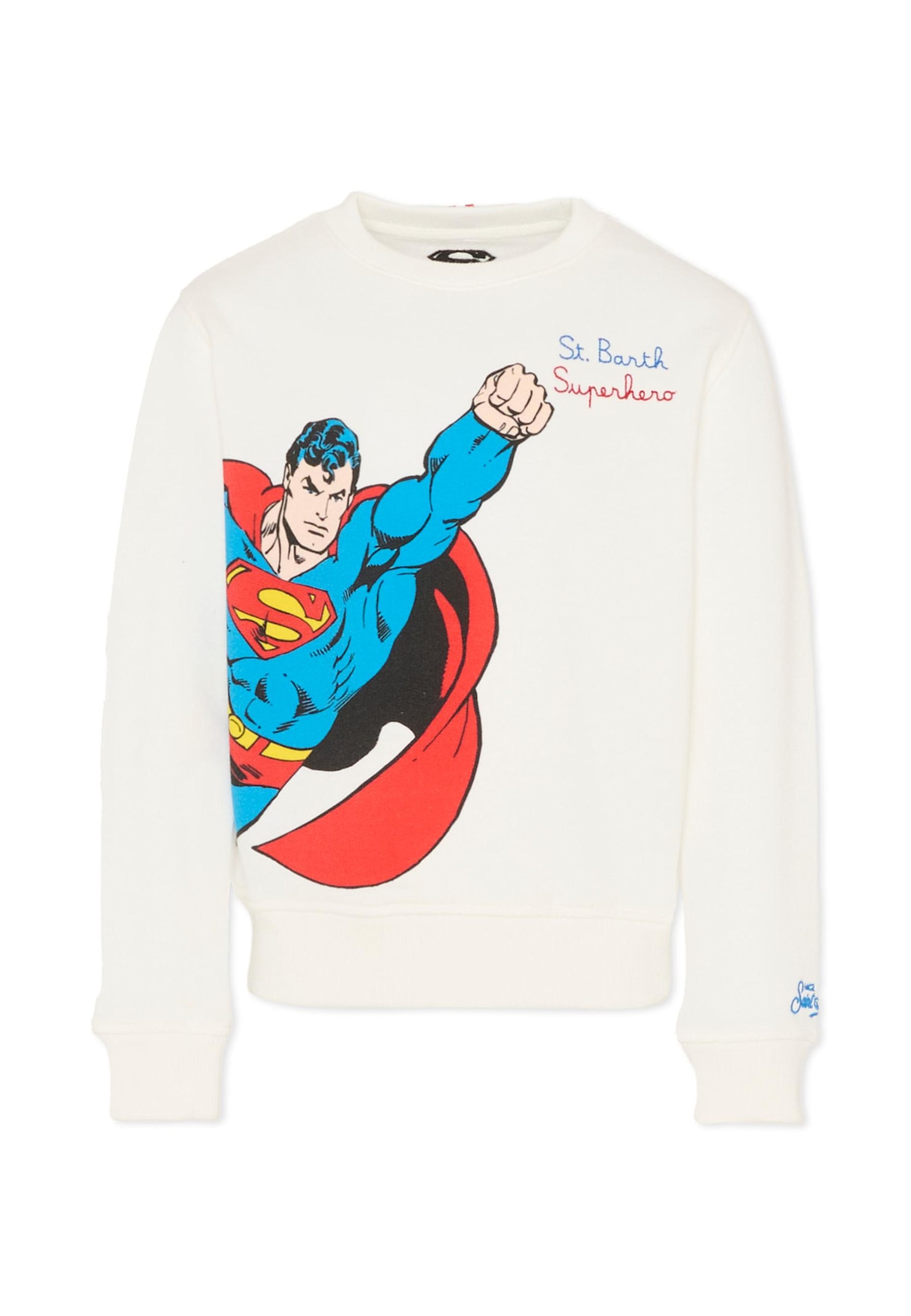 Mc2 Saint Barth Graphic-print Sweatshirt In White