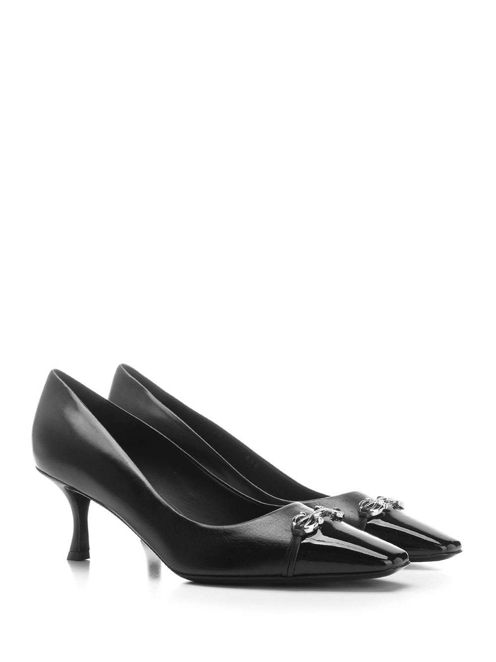 Shop Ferragamo Gancini Pump In Black