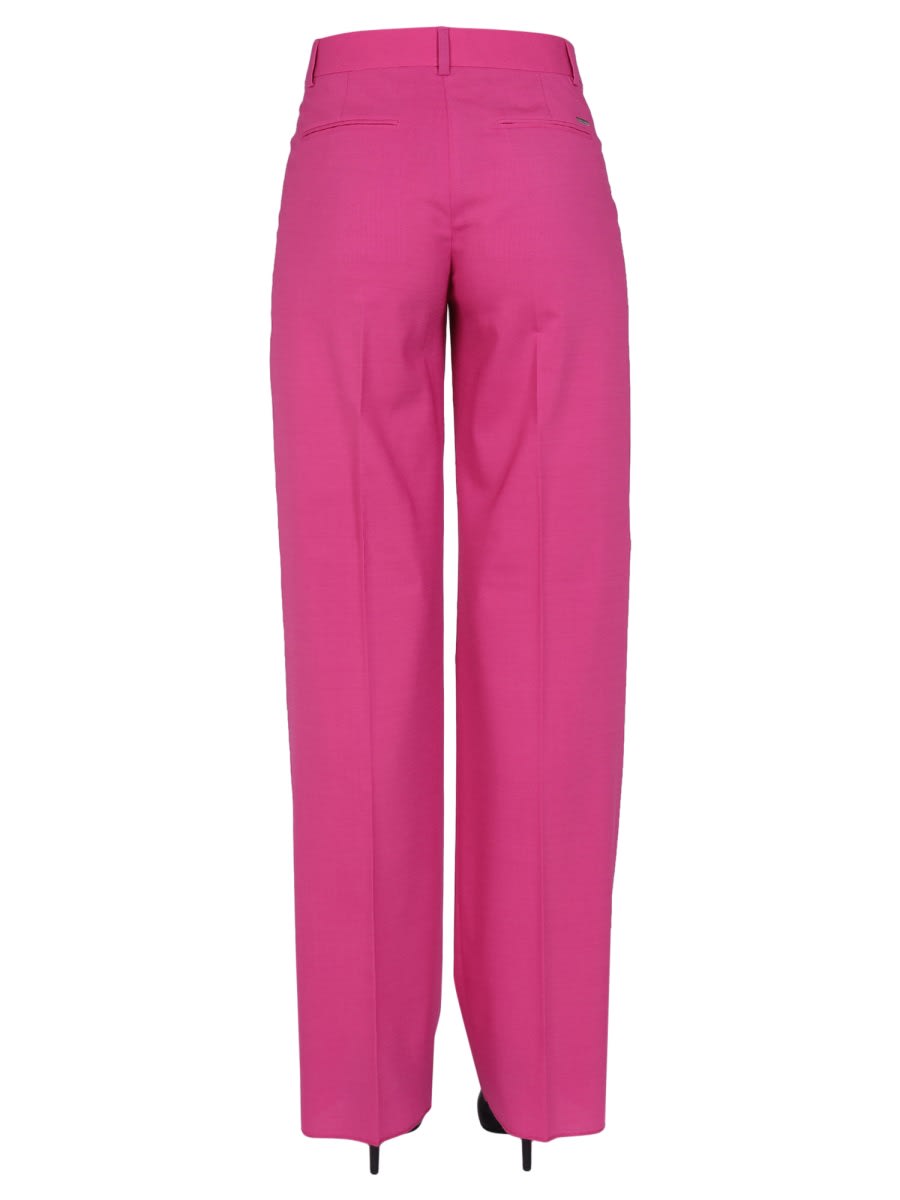 Shop Dsquared2 Slouchy Pants In Fuchsia