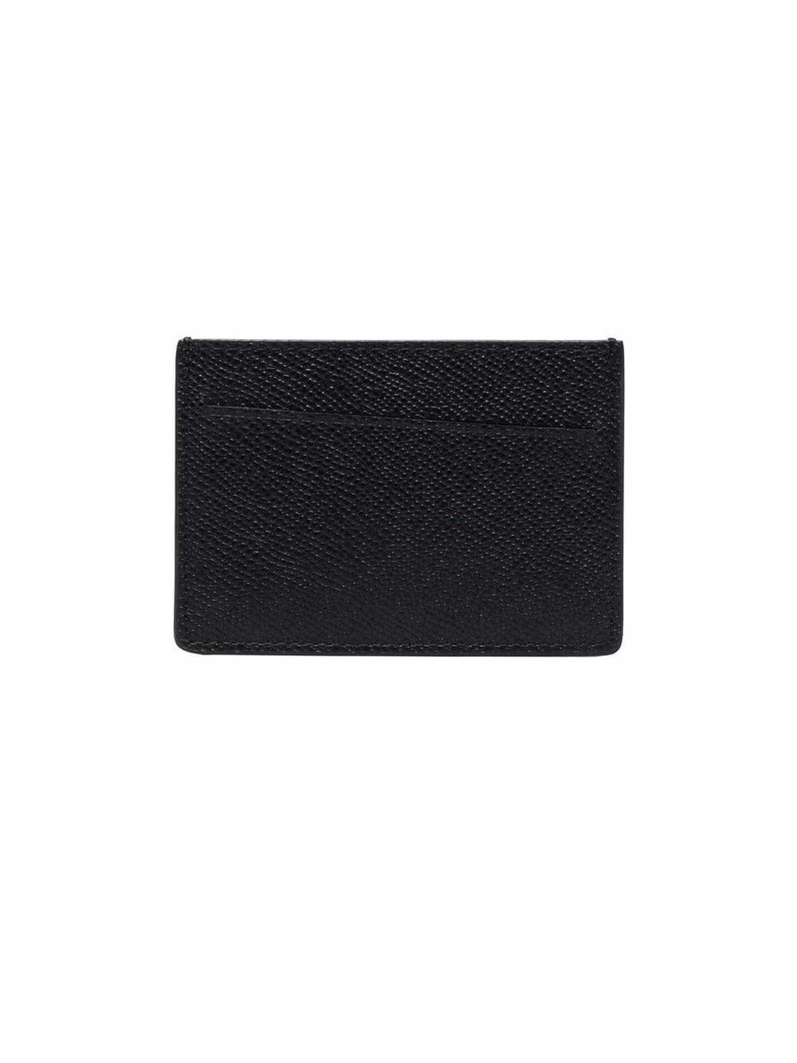 Maison Margiela Black Calf Leather Cardholder