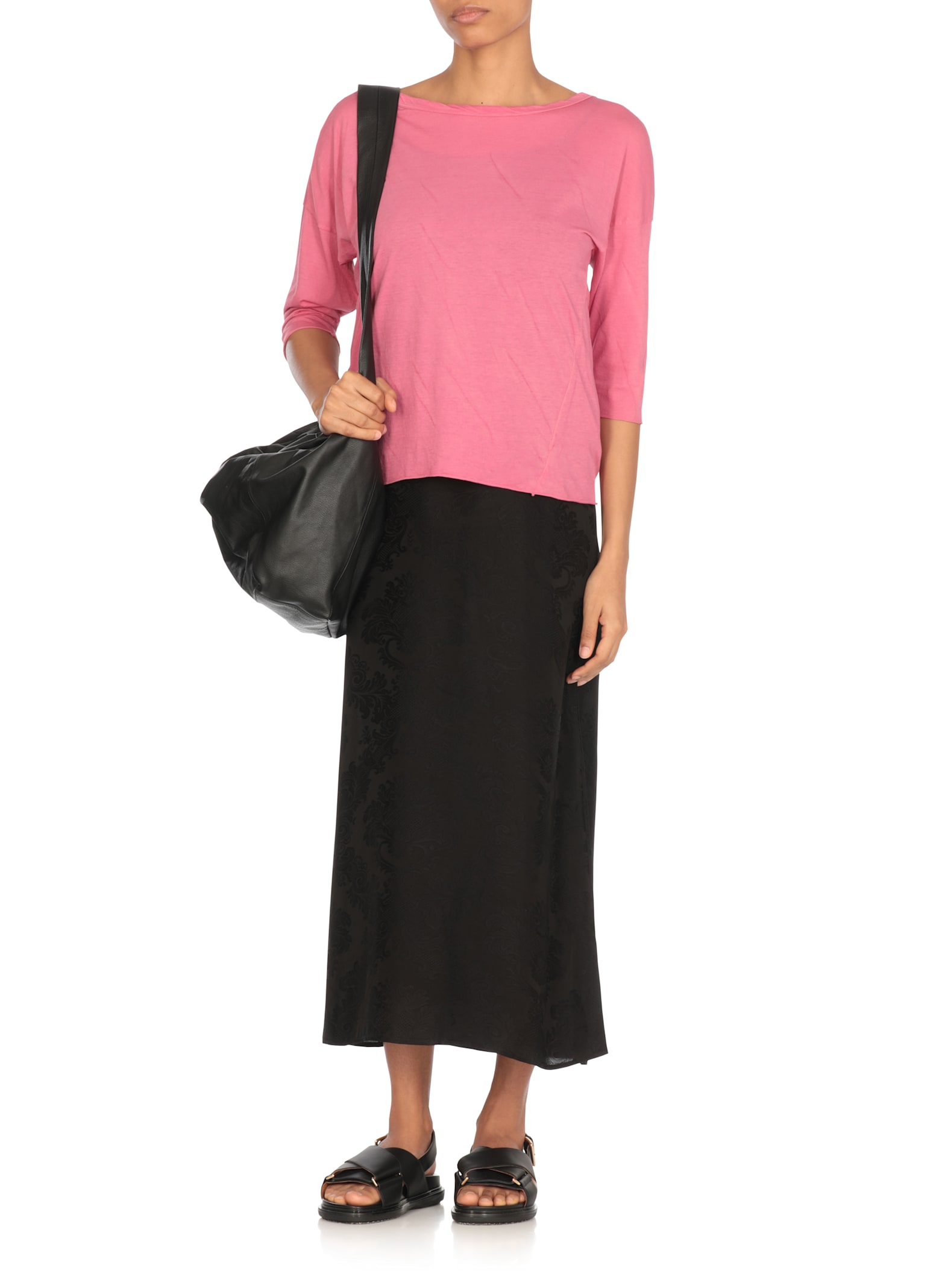 Avant Toi Fuchsia Cotton T-shirt