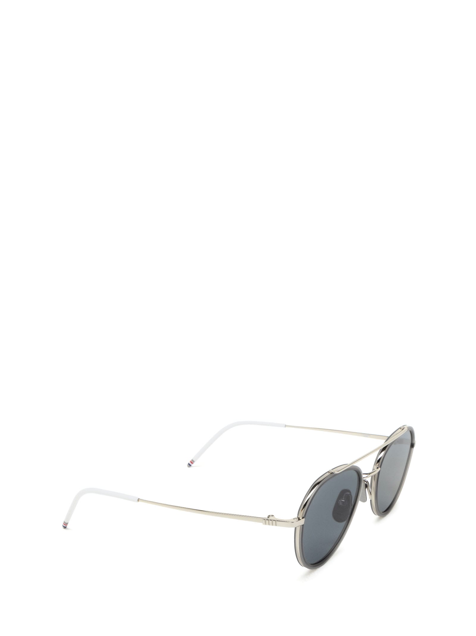 THOM BROWNE UES801A LIGHT GREY SUNGLASSES 