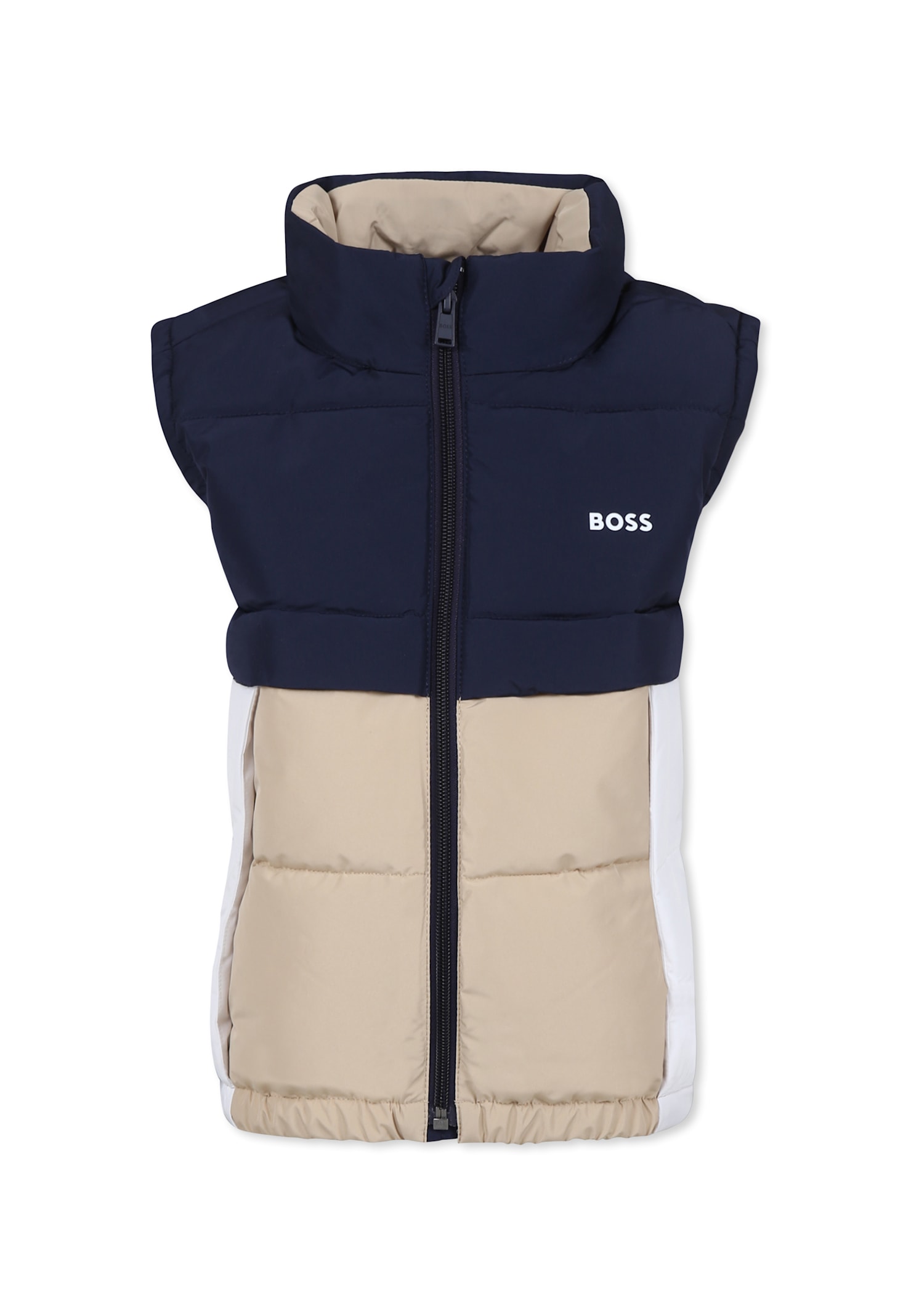 Hugo Boss Multicolor Vest For Boy With Logo In Multicolor