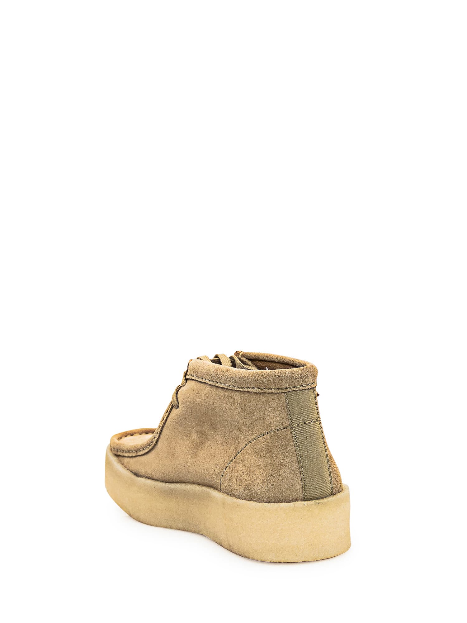 Shop Clarks Wallabeecup Boots In Maple Suede
