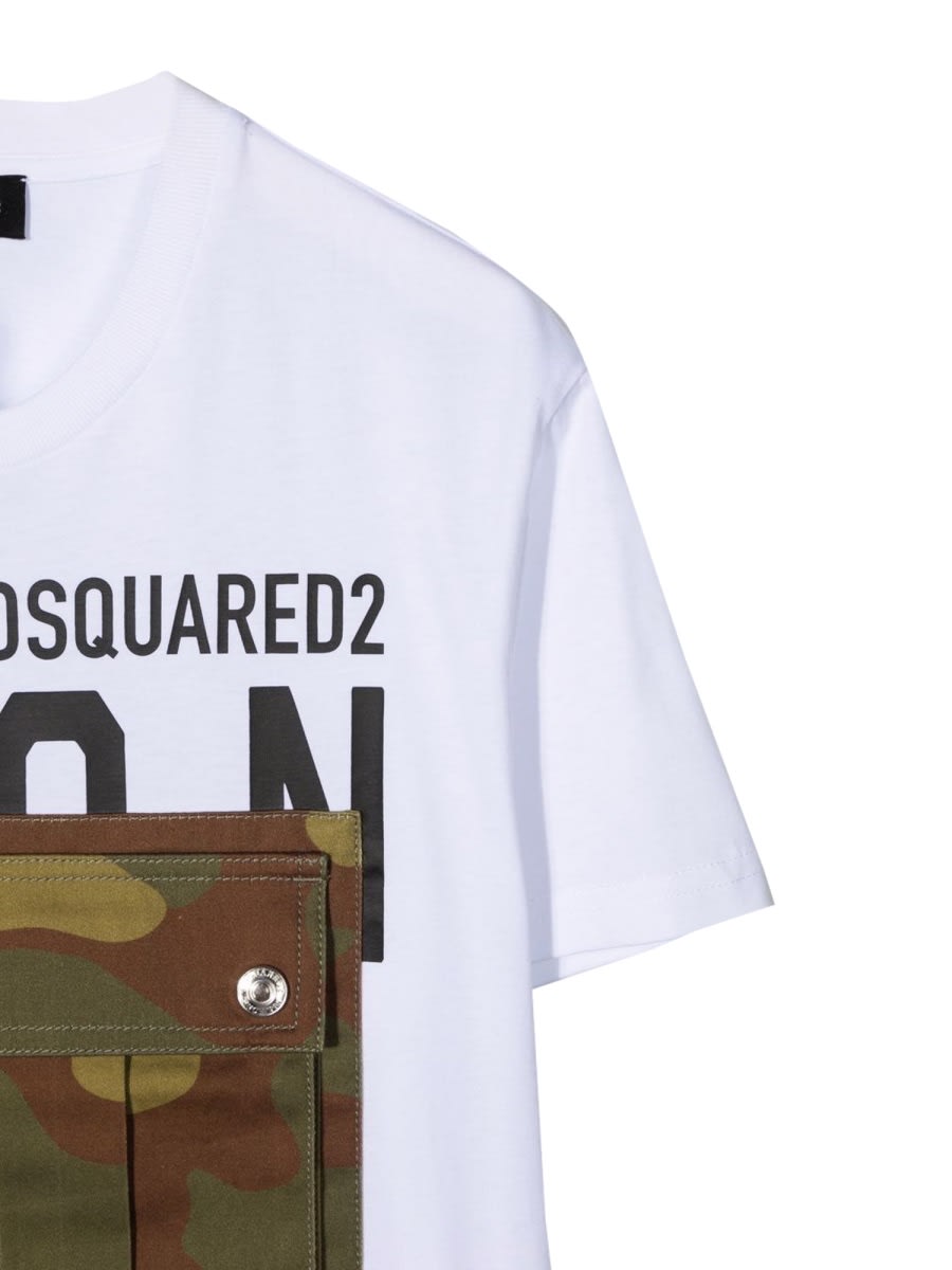 Dsquared2 Relax Icon Maglietta In White