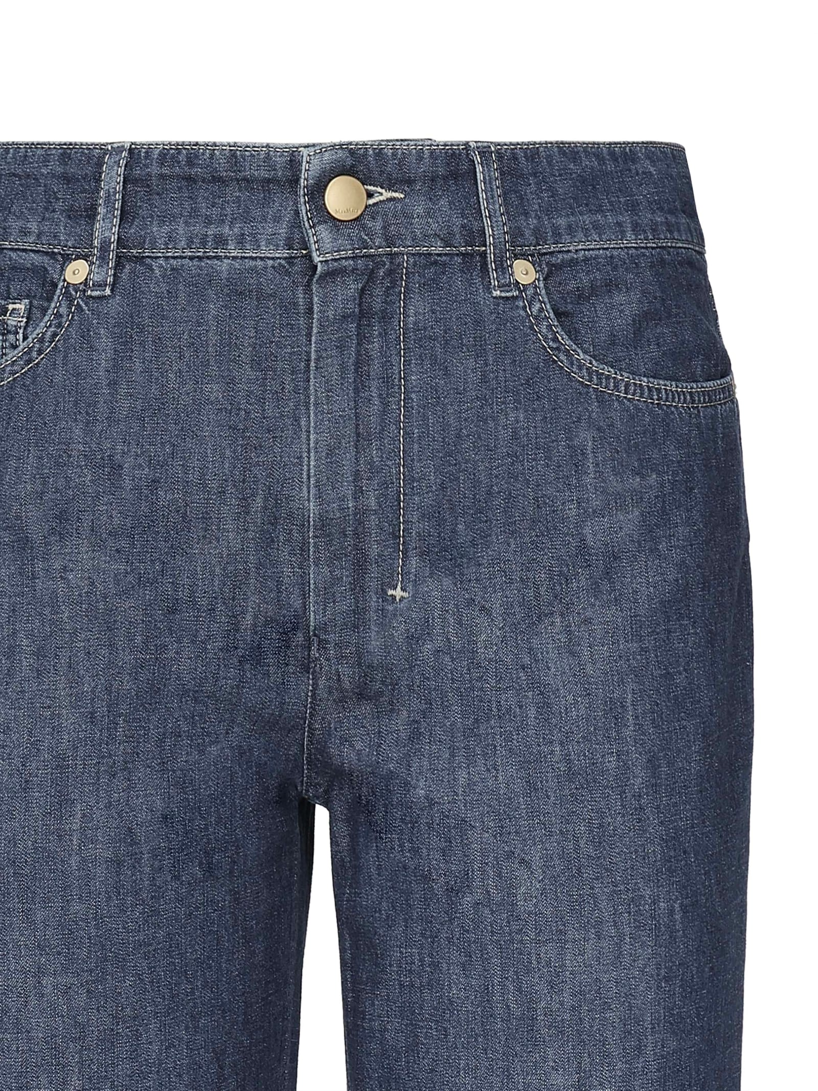 's Max Mara Straight Leg Denim Jeans