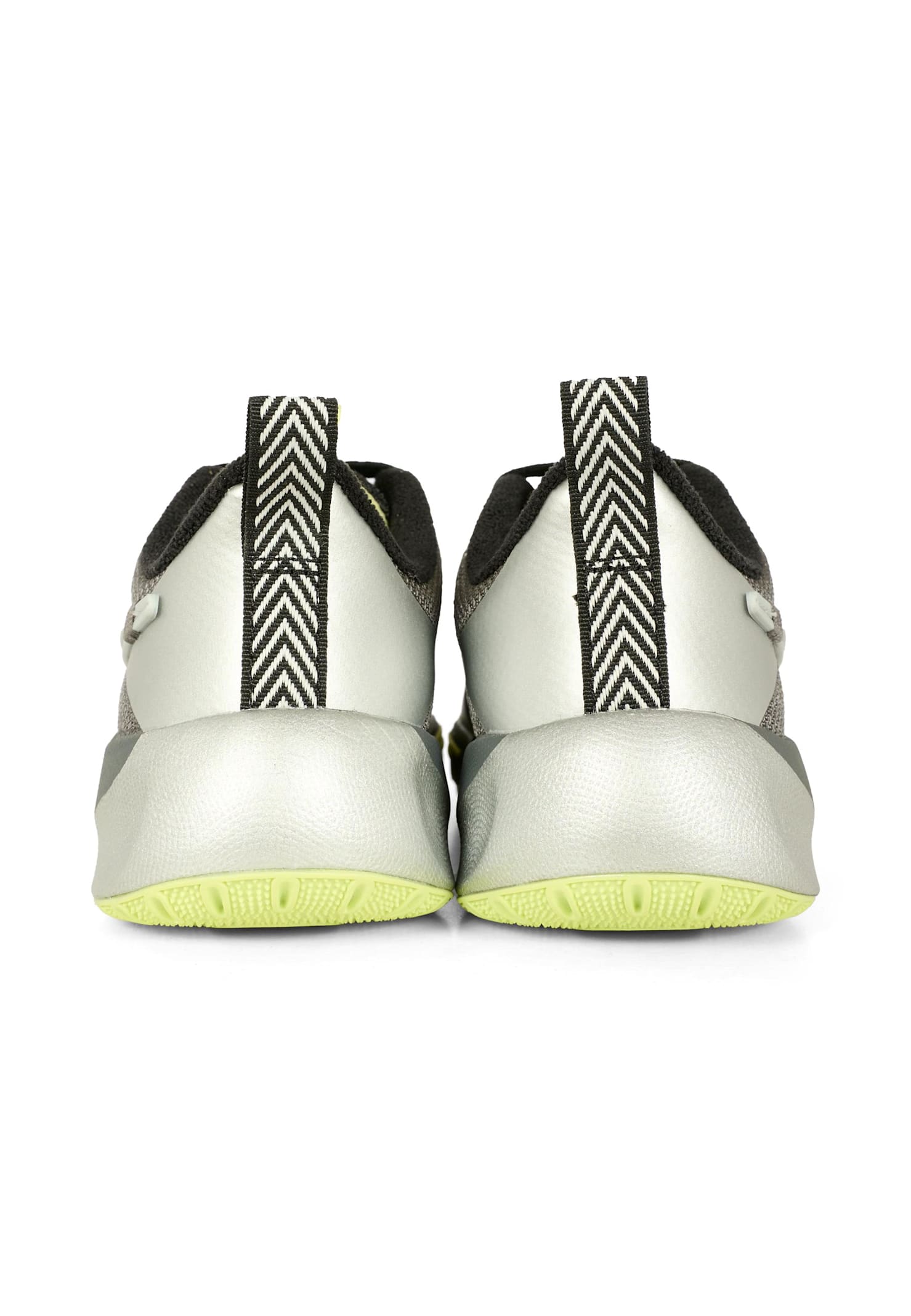 Off-white Silver For Jumping Sneakers For Kids With Arrow In Silver