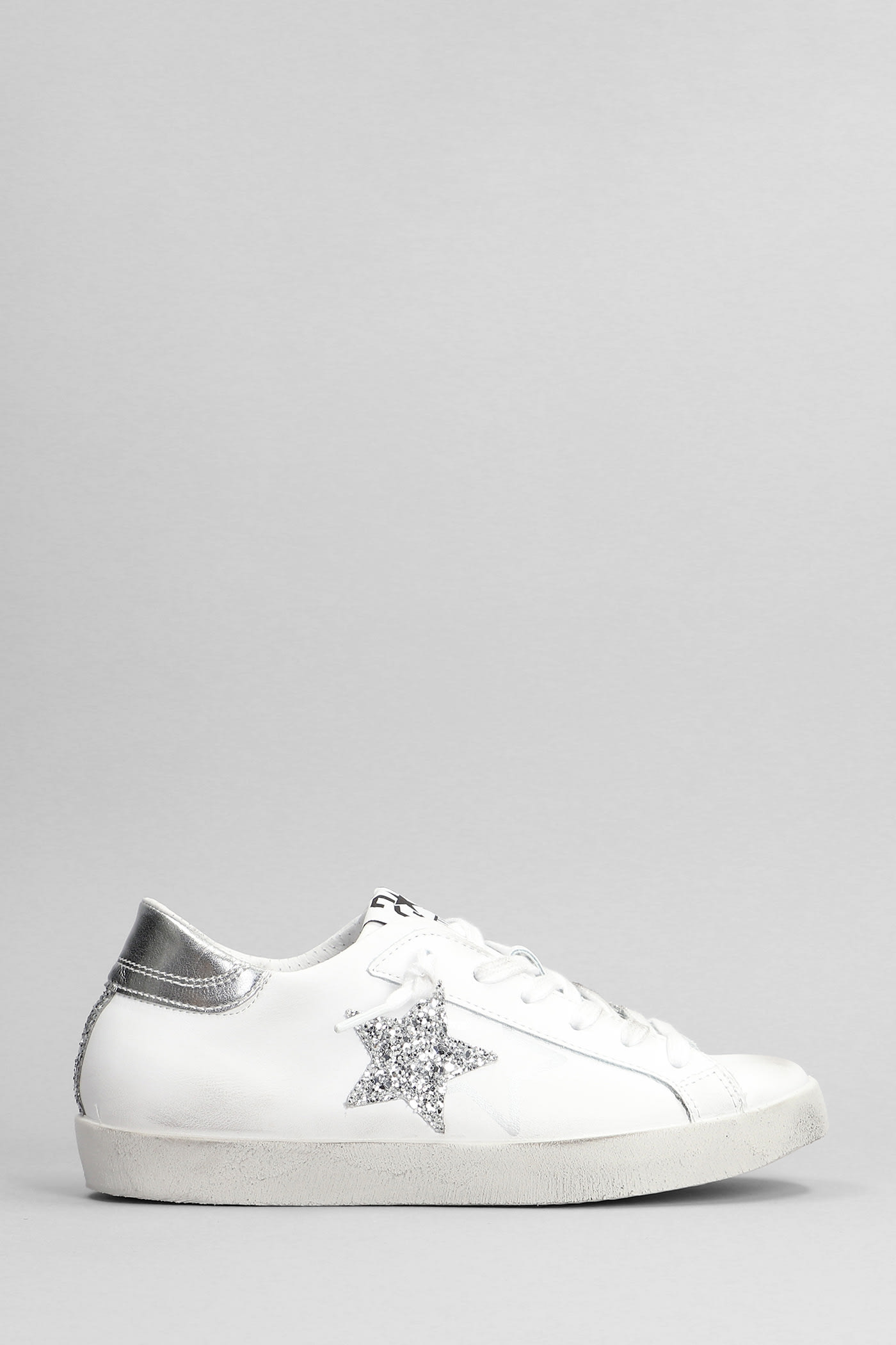 One Star Sneakers In White Leather 2Star