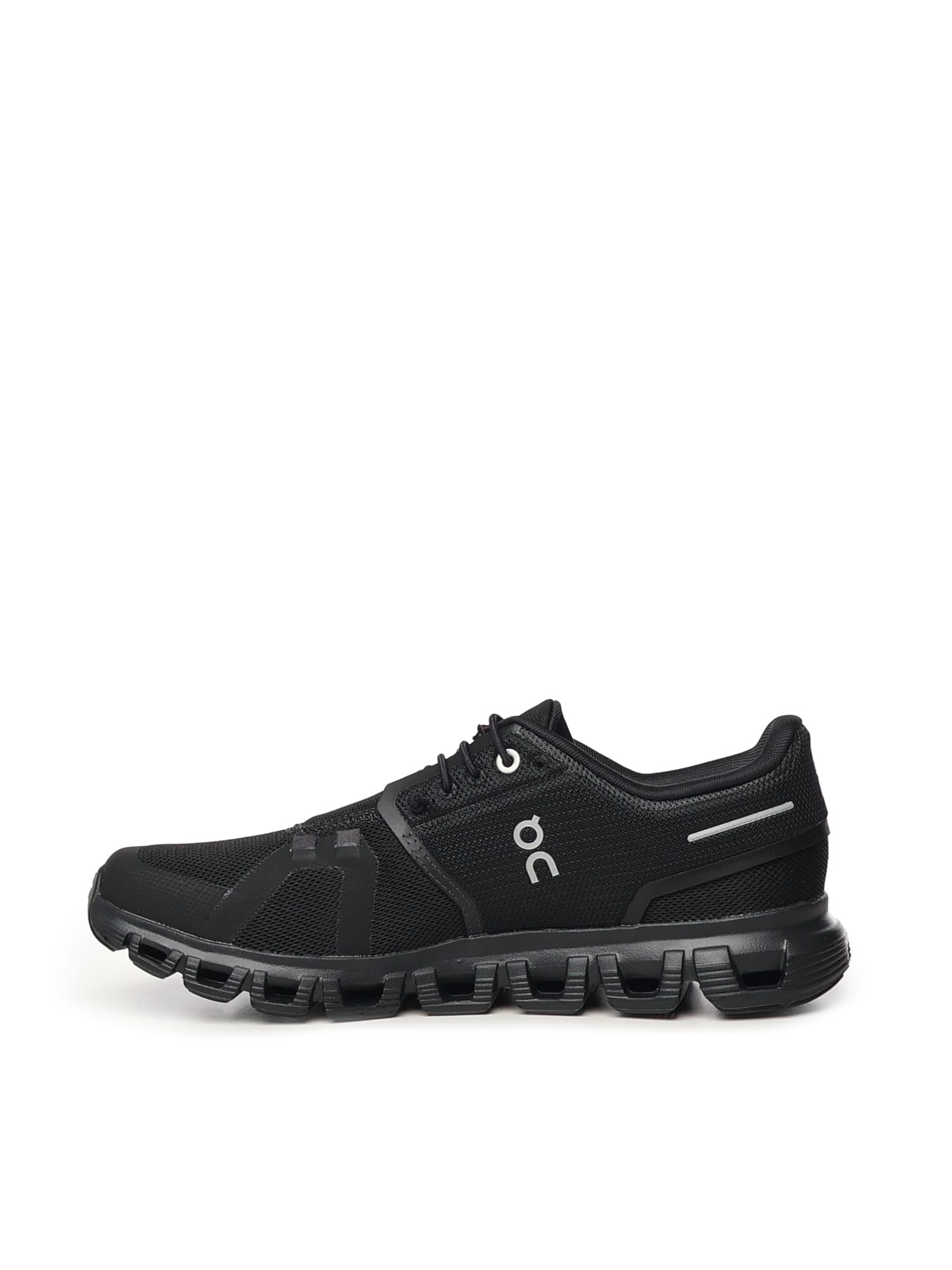 On Running Black Mesh Cloud 6 Sneakers In Black