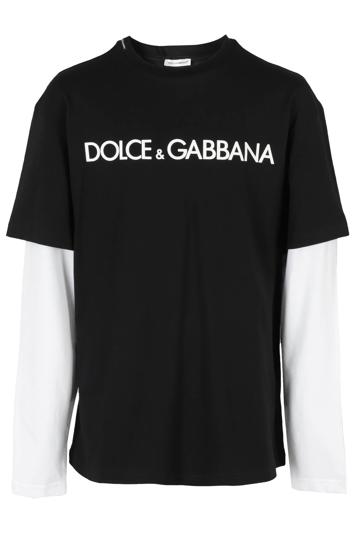 Dolce & Gabbana Kids' Tshirt Manica Lunga In Uni