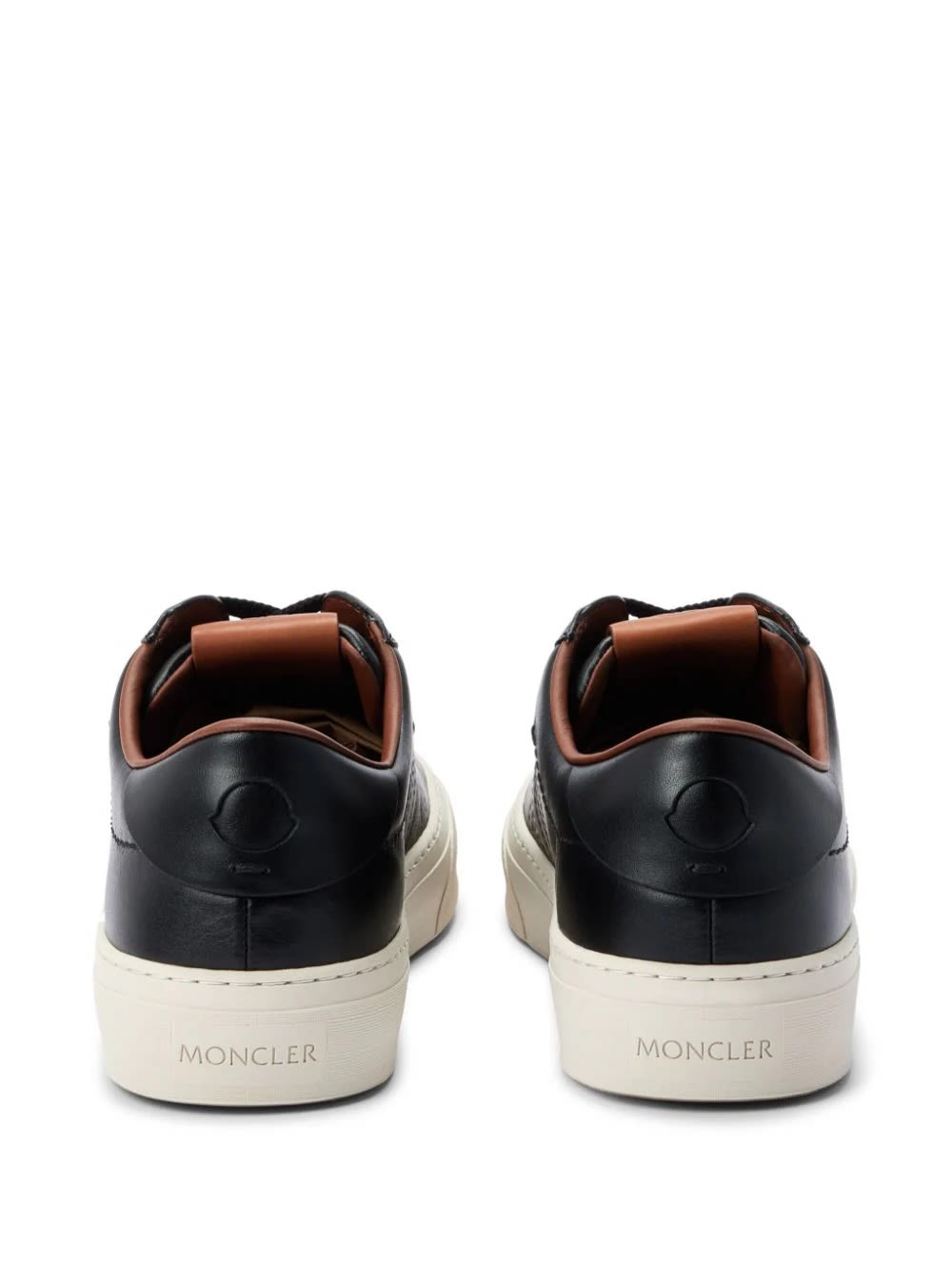 Shop Moncler Black Monclub Sneakers