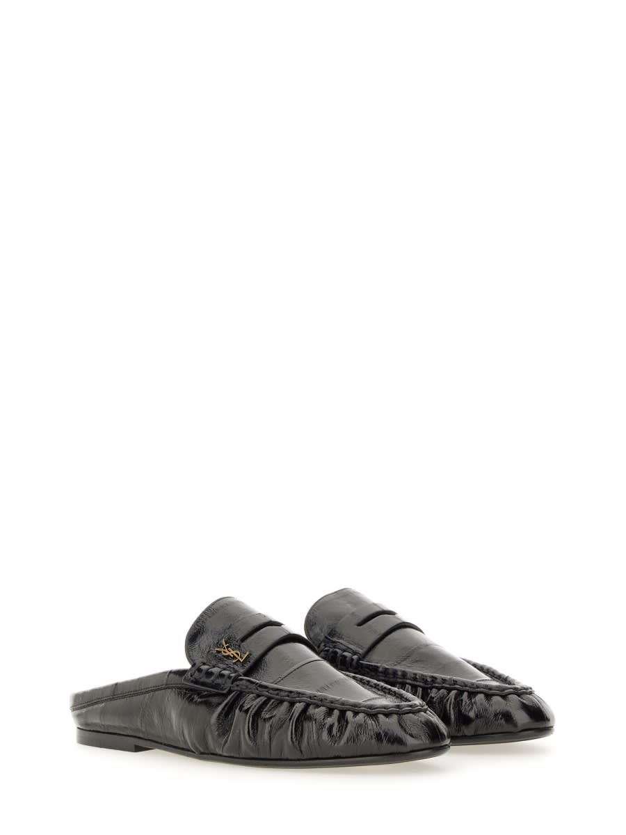 Saint Laurent Moccasin Le Loafer In Black | ModeSens