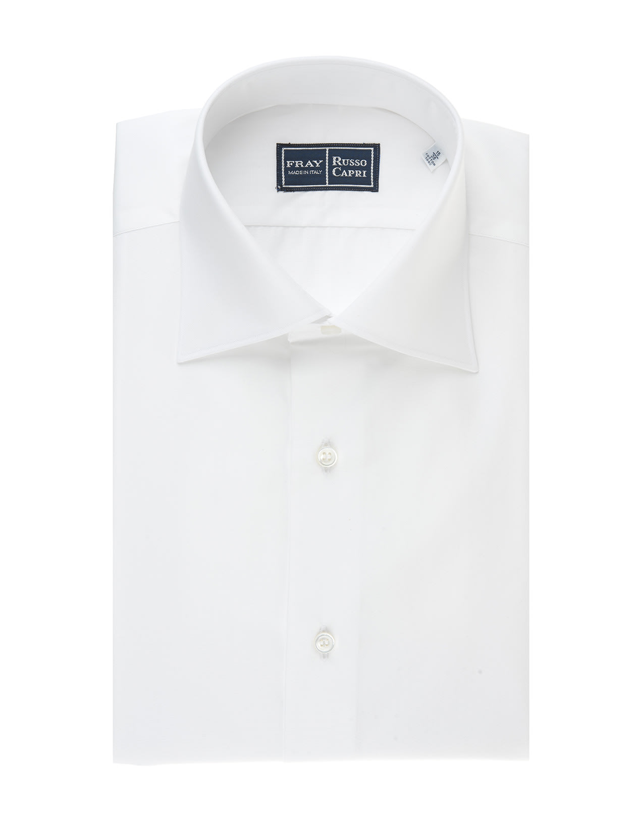 Shop Fray Regular Fit Shirt In White Popeline In Bianco