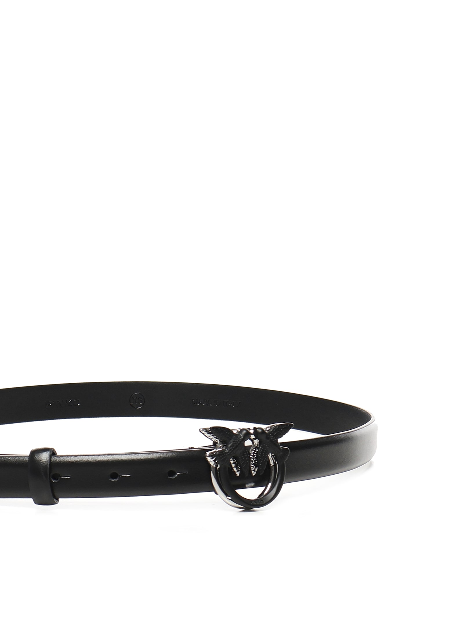 Shop Pinko Love Birds Leather Belt