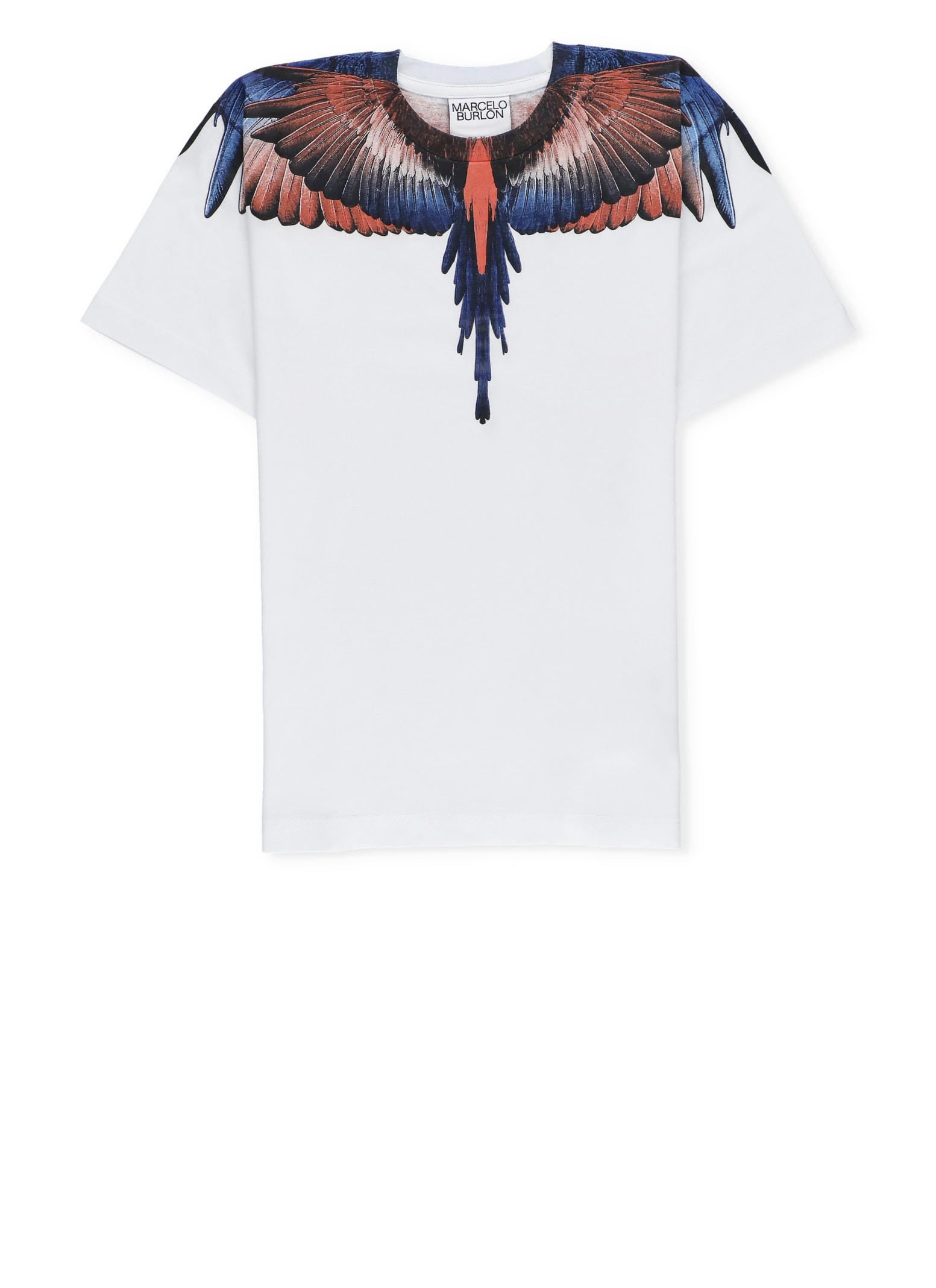 Shop Marcelo Burlon County Of Milan T-shirt With Print In White Co