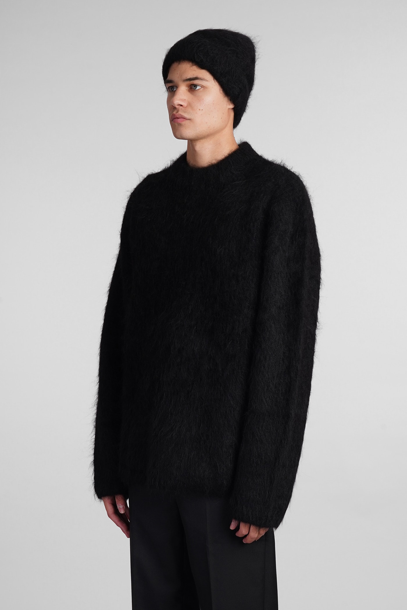 Shop Séfr Haru Sweater Knitwear In Black Wool