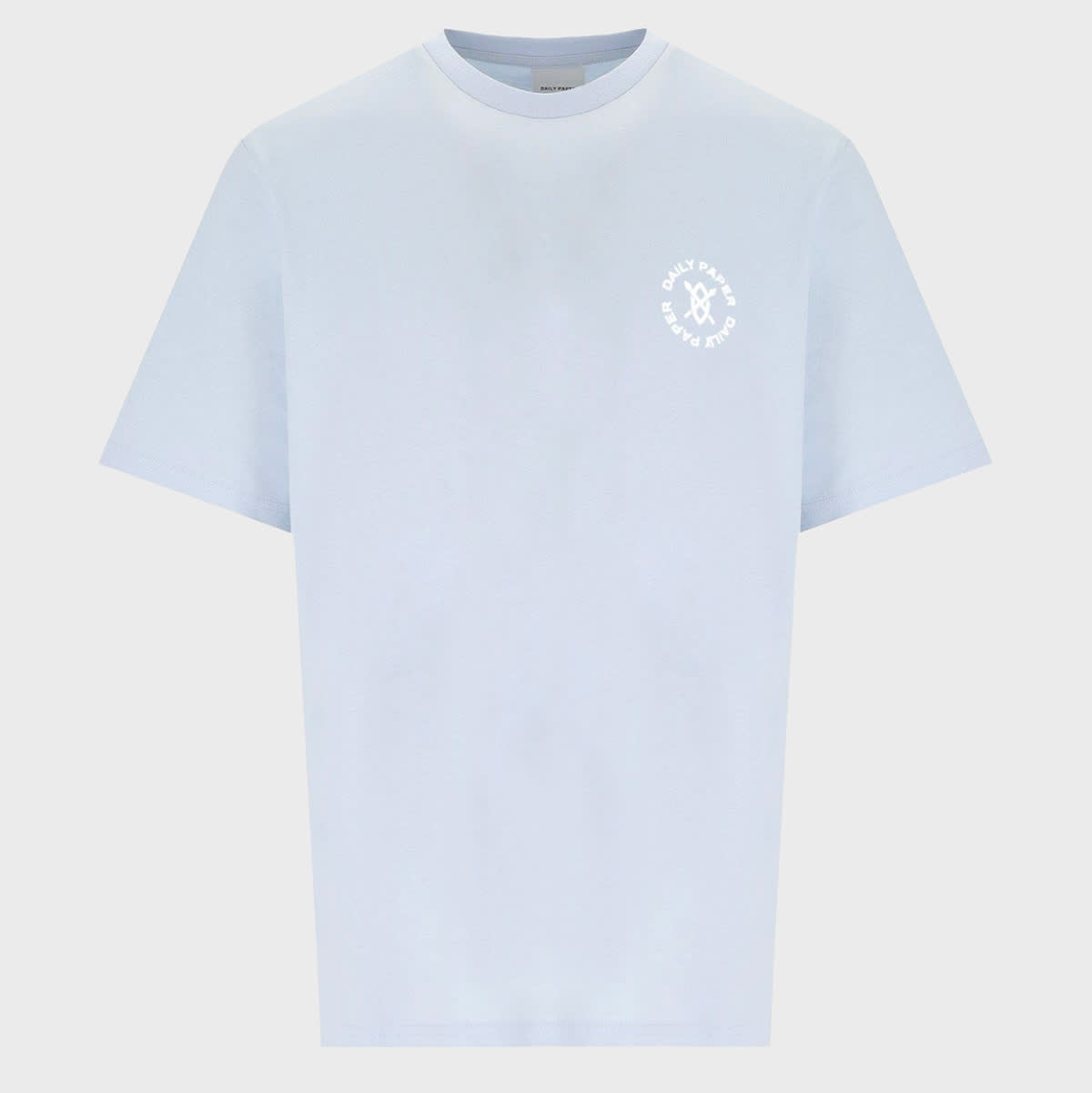 Daily Paper Blue Cotton T-shirt In Halogen Blue