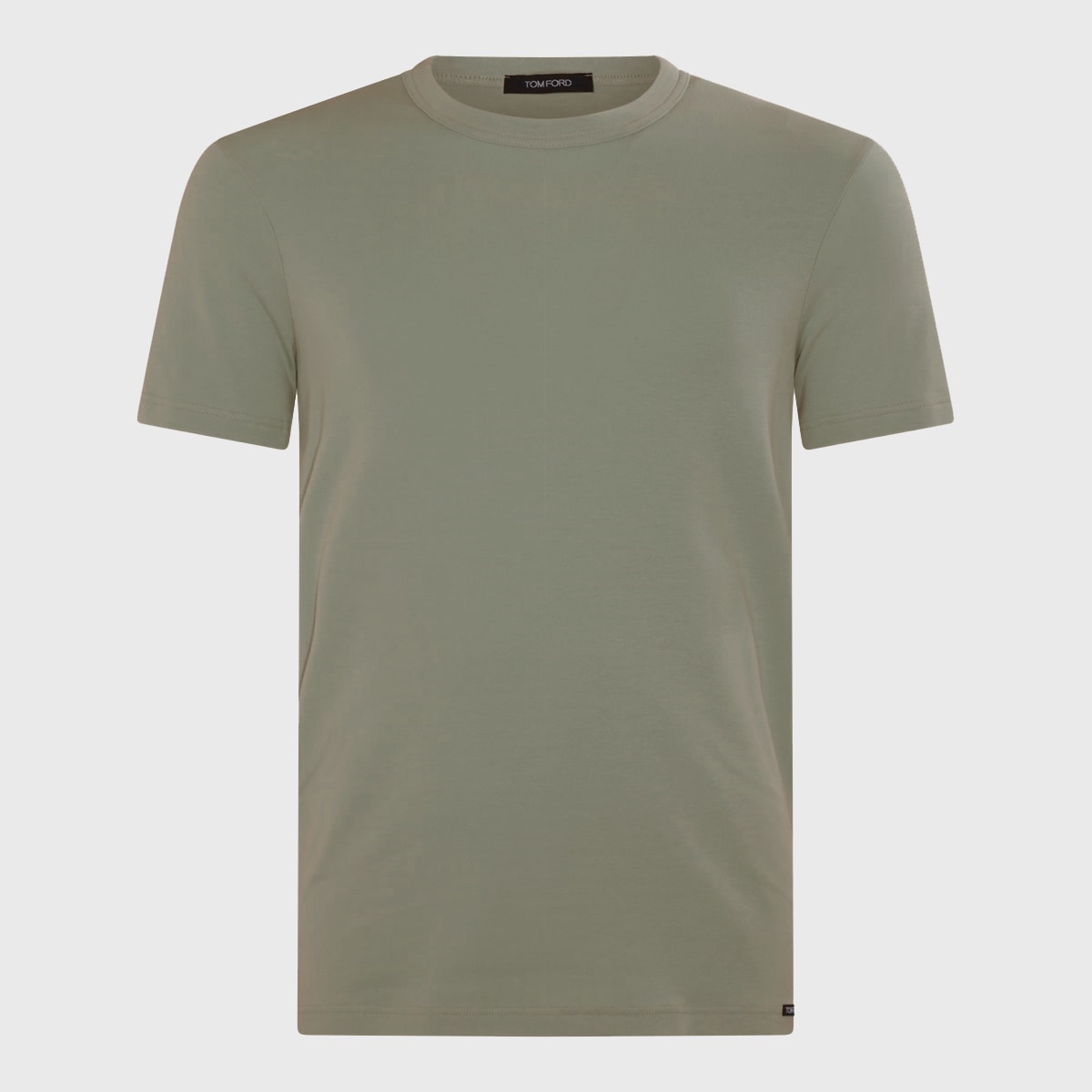 Shop Tom Ford Matcha Green Cotton Blend T-shirt