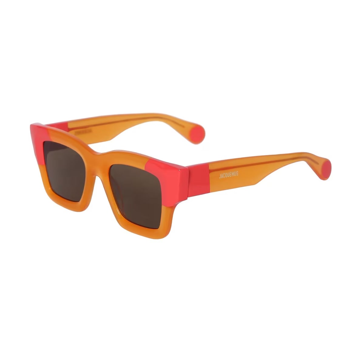 JACQUEMUS LES LUNETTES BACI MULTI ORANGE SUNGLASSES