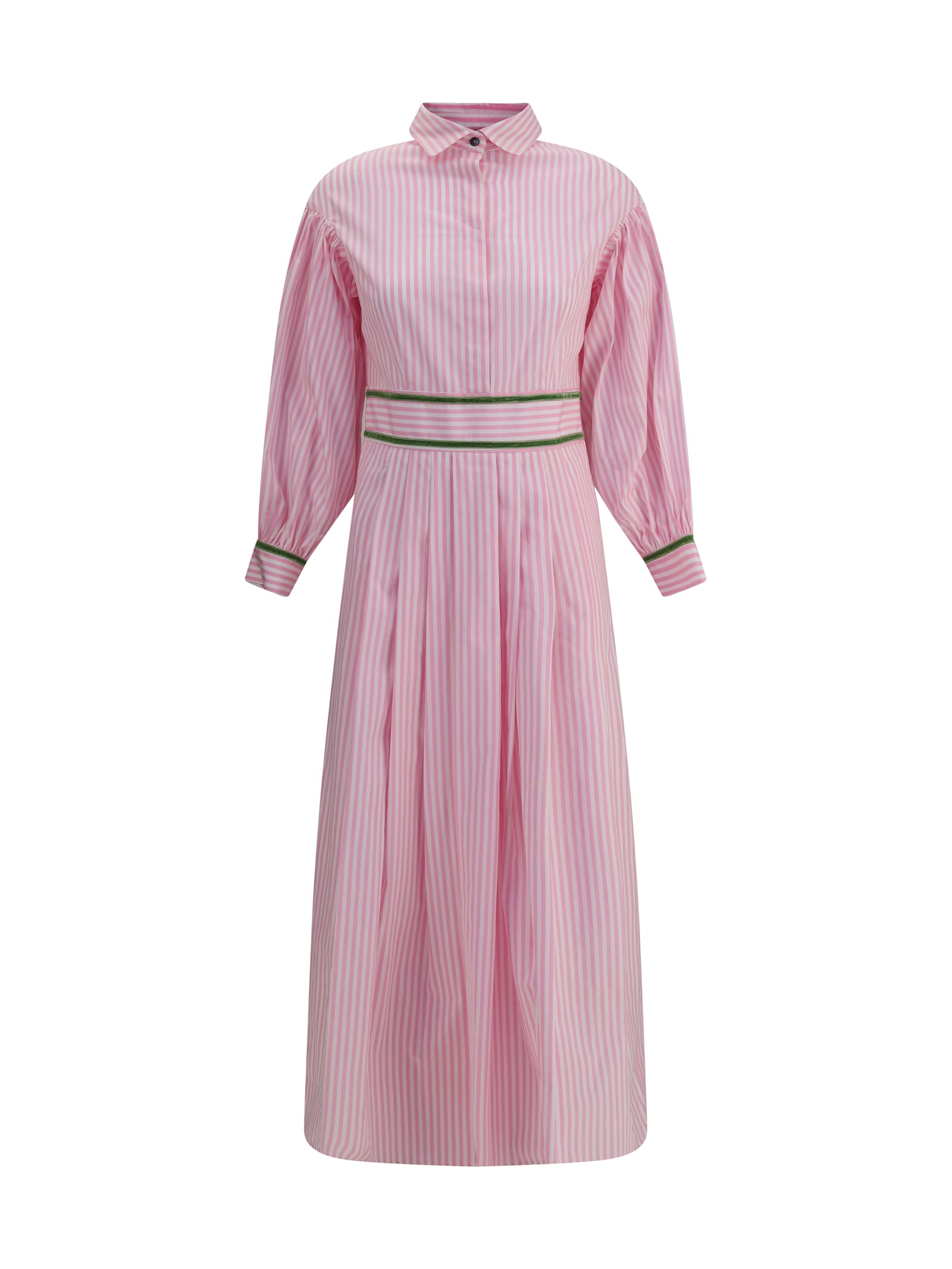 Striped Chemisier Dress