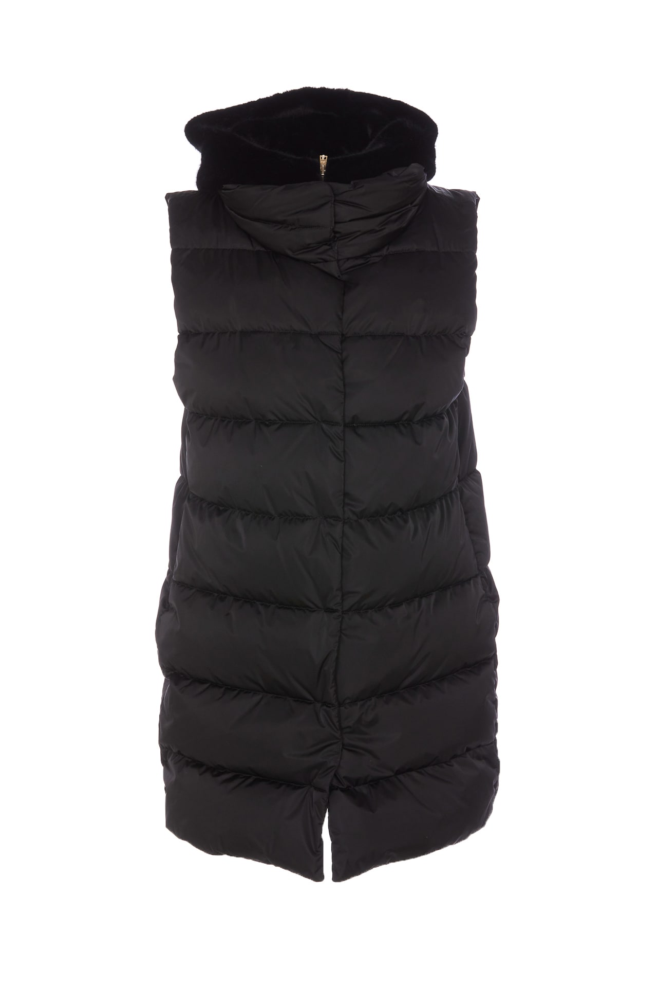 Shop Herno Sleeveless Padded Vest In Black