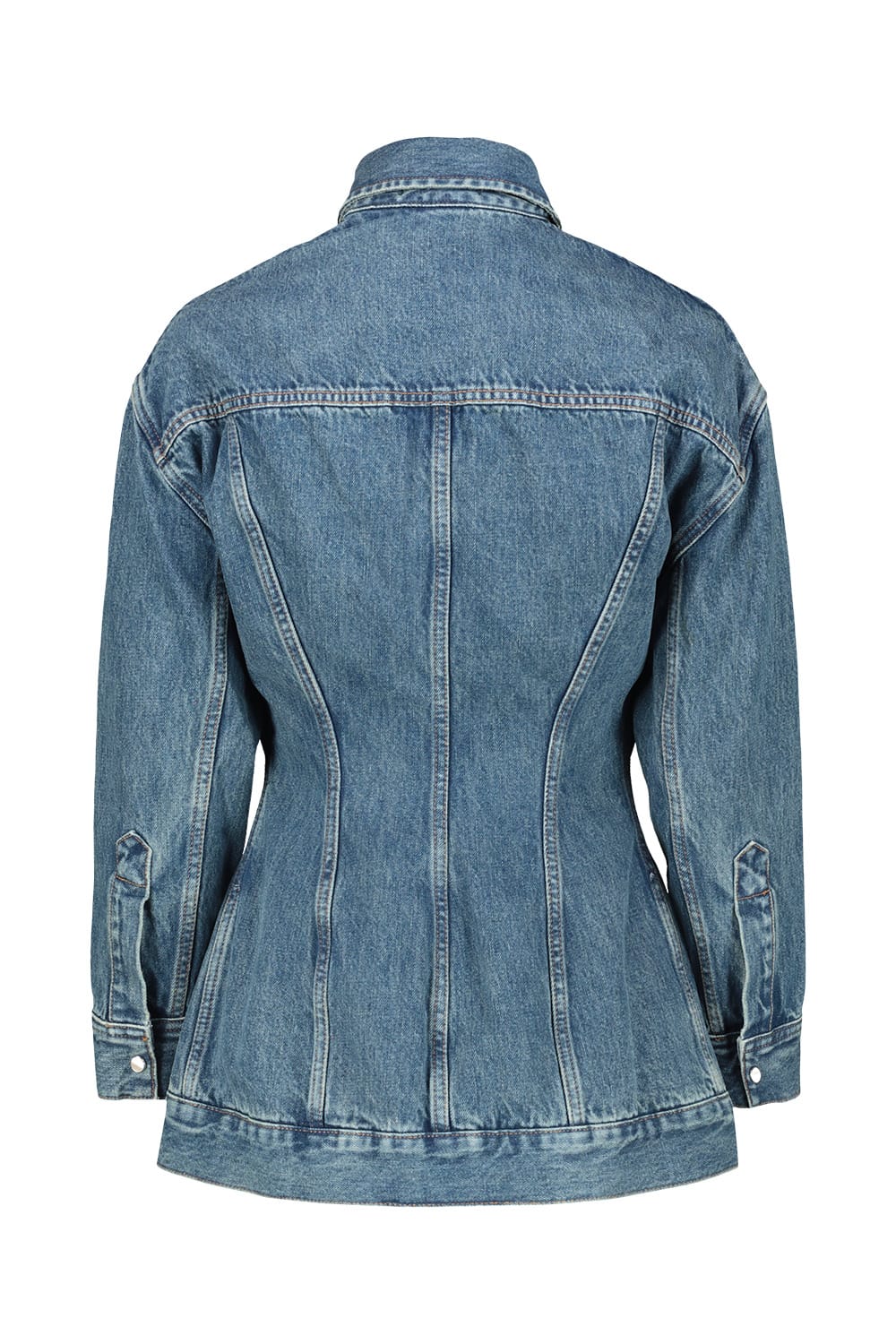 Wardrobe.nyc Denim Contour Jacket Clothing In Blue | ModeSens