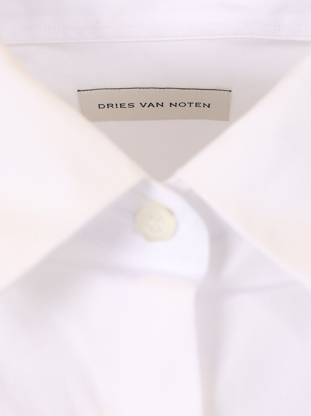 Shop Dries Van Noten Tailored Shirt In White