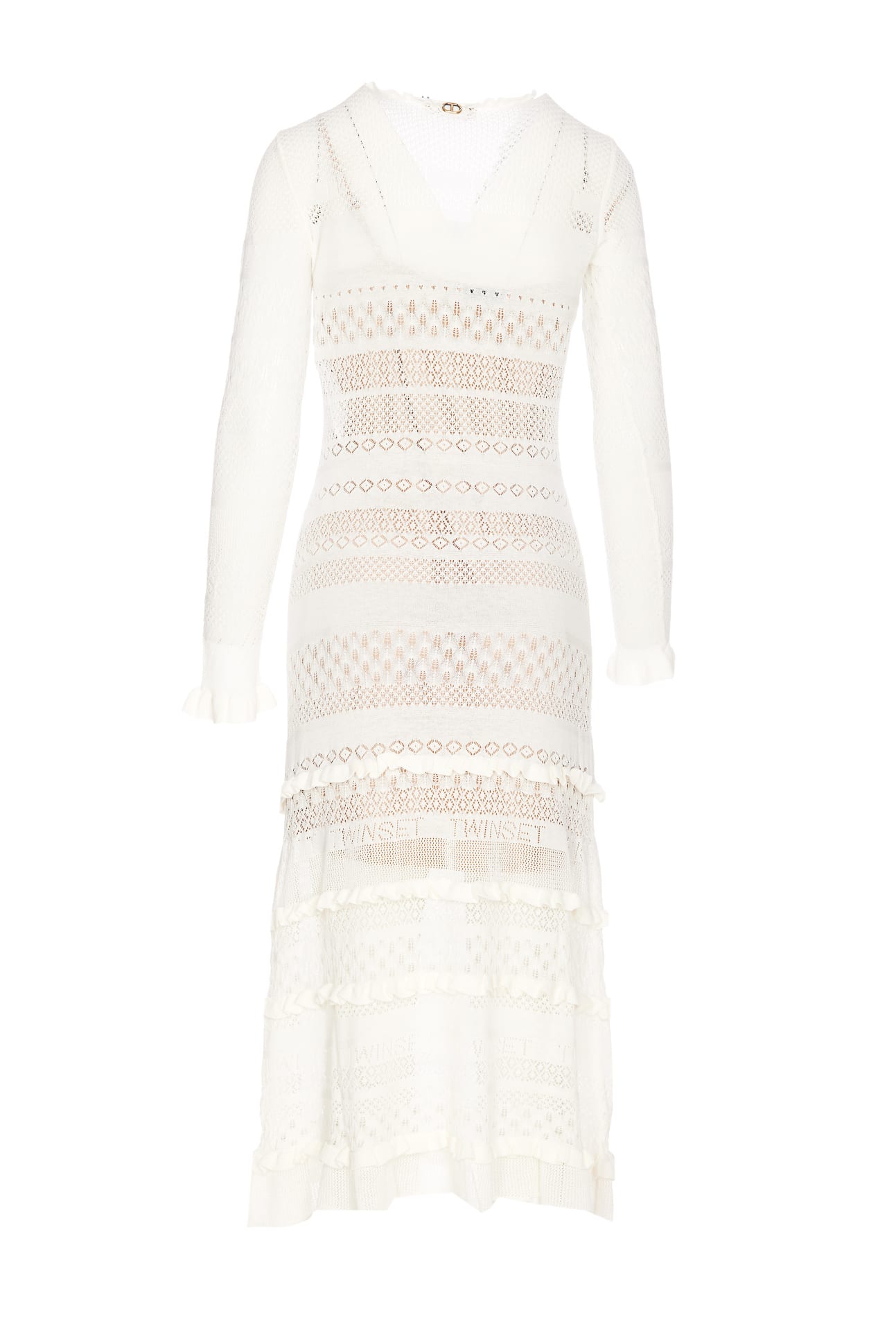 Shop Twinset Dress In White