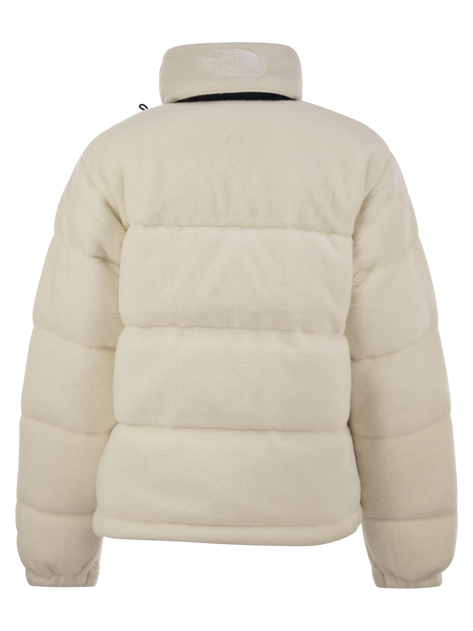 Shop The North Face Nuptse - Polar Jacket In White