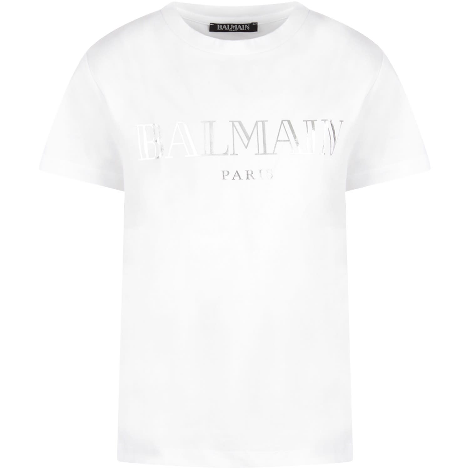 balmain white t shirt