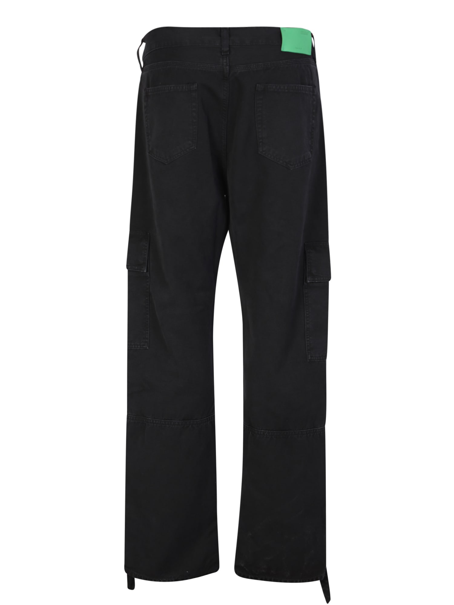 Shop Off-white Cargo Trousers In Black