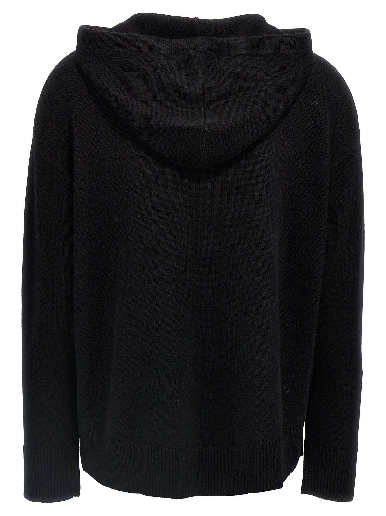 Shop 's Max Mara Gorizia Hooded Sweater In Black