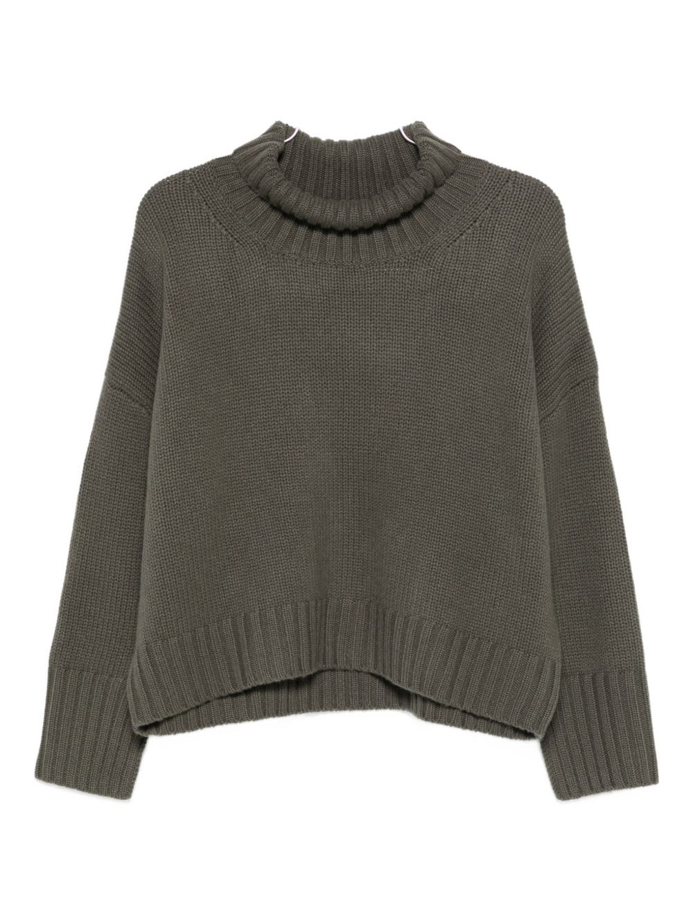 Goat Cashmere Jumper In Green
