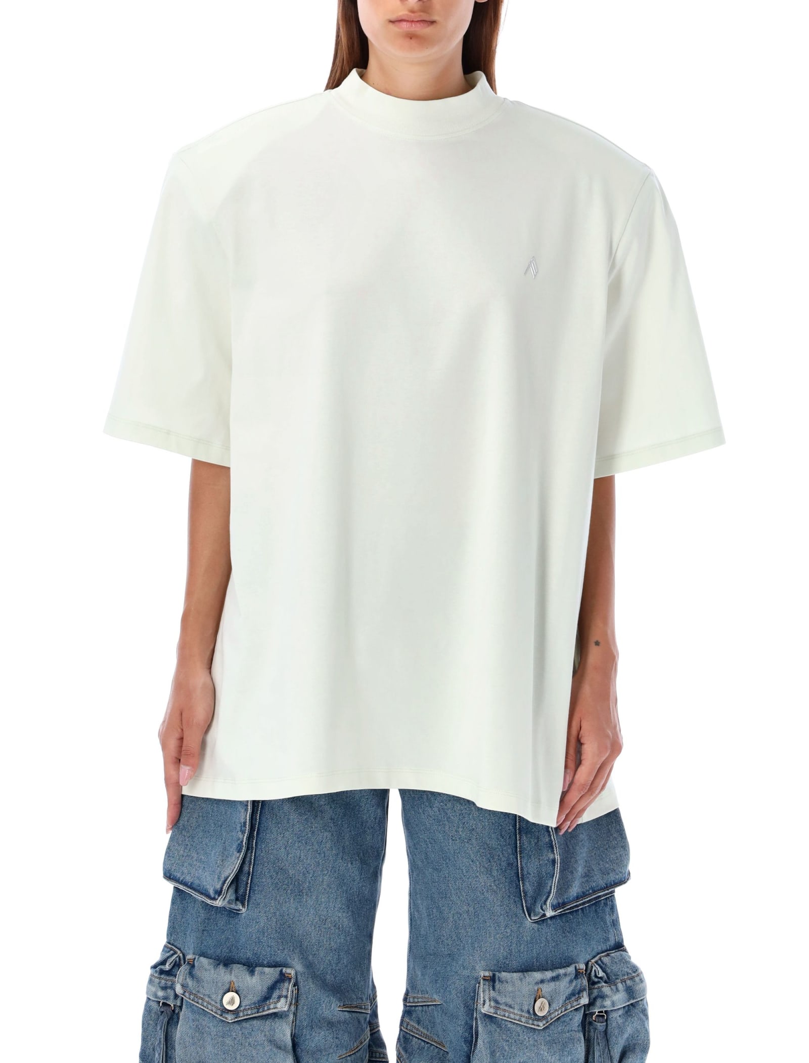 Shop Attico Kilie T-shirt In Ice