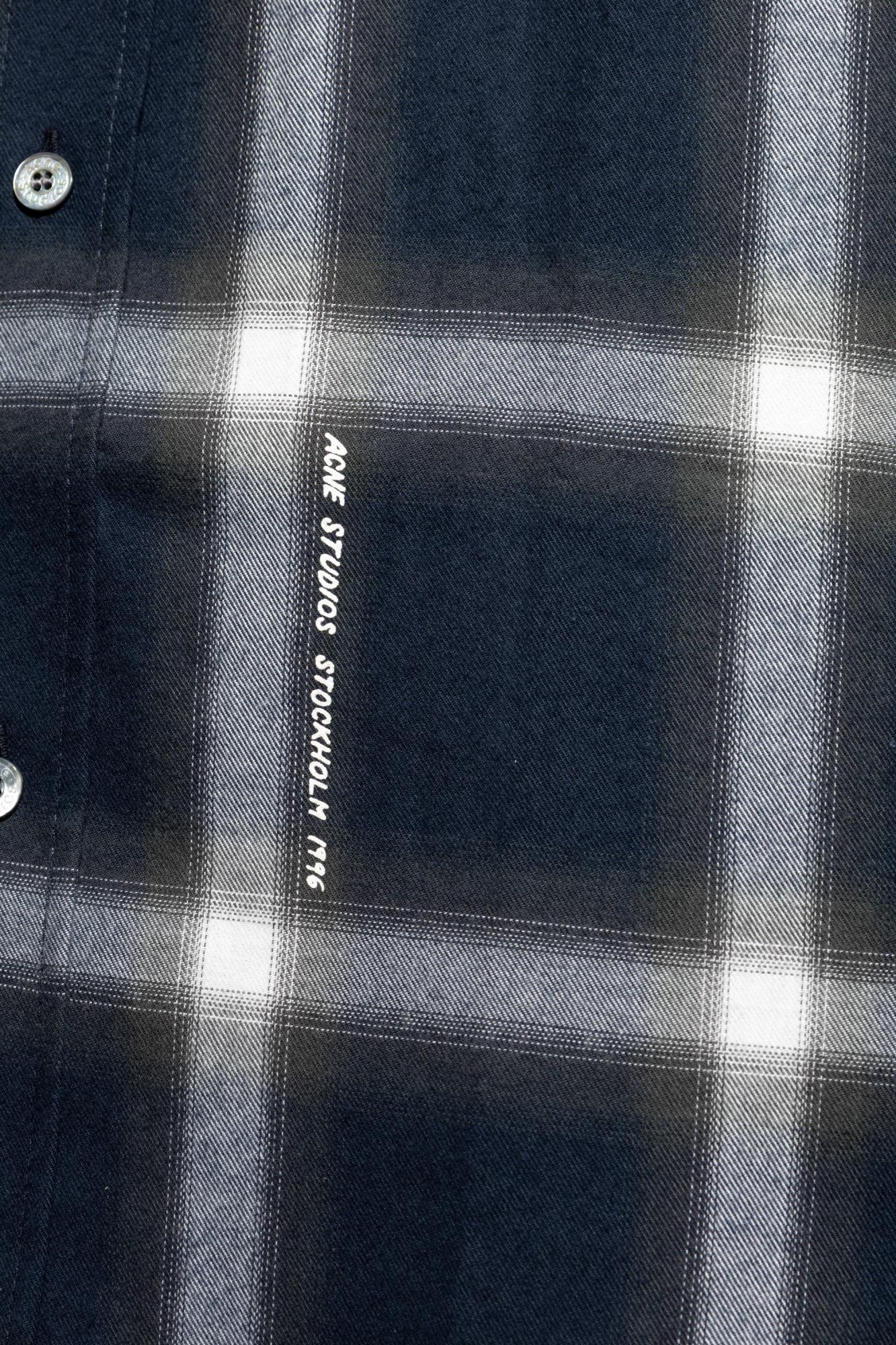 Acne Studios Plaid Shirt In Multi