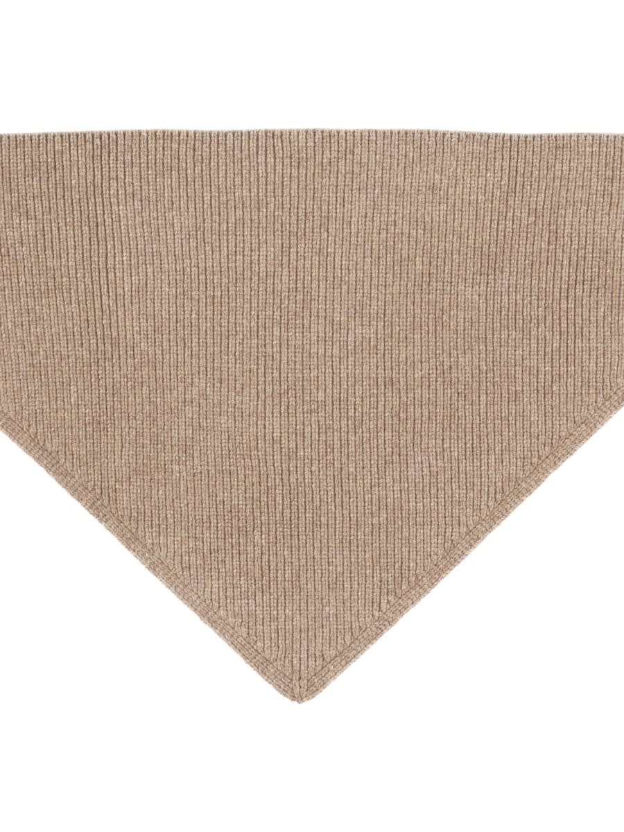 Studio Nicholson Triangular Scarf In Rws Extrafine Merino Wool In Brown