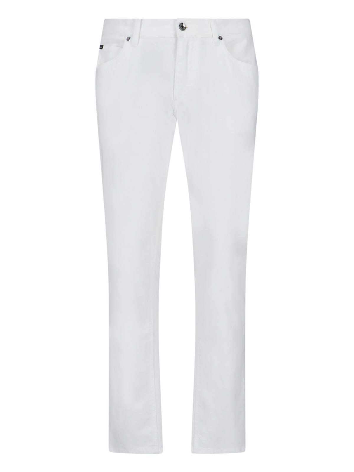 Shop Dolce & Gabbana Stretch Jeans In White