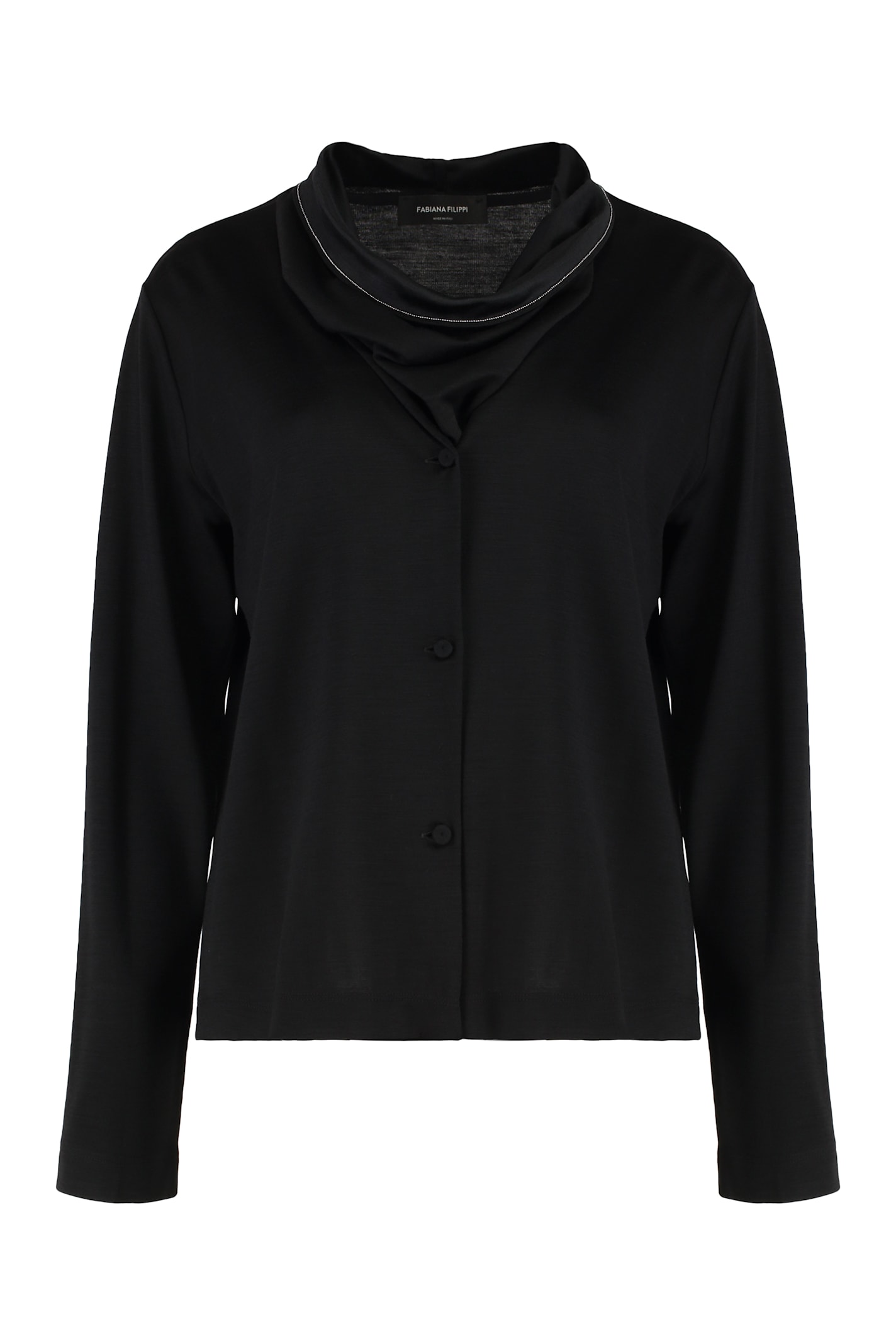 Fabiana Filippi Knit Blouse In Black