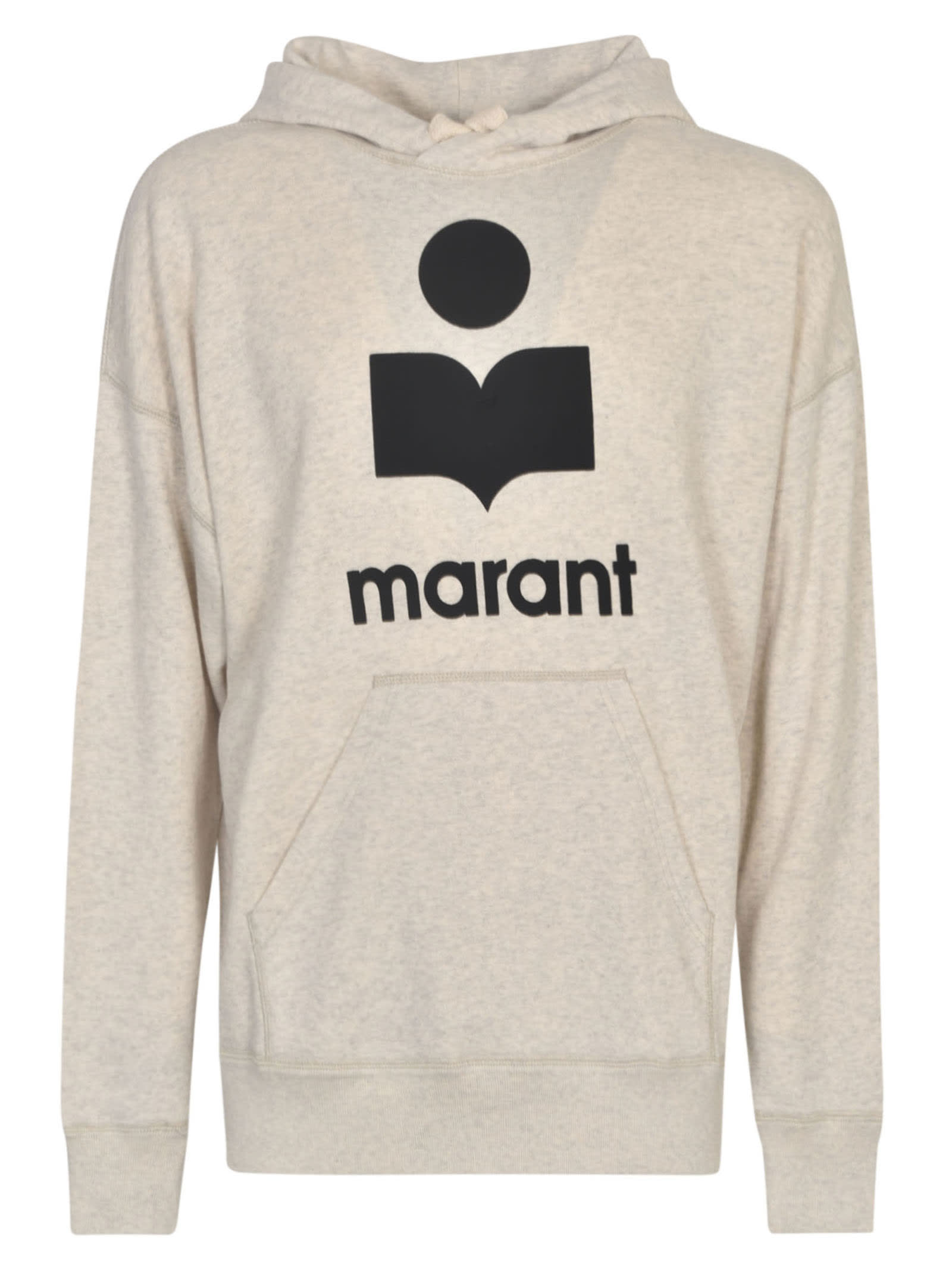 Shop Isabel Marant Logo Sweatshirt In Ecru